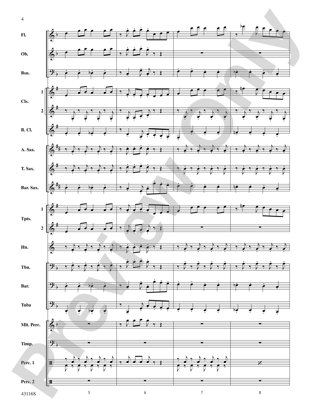 The Best of Leroy Anderson: Concert Band Conductor Score & Parts