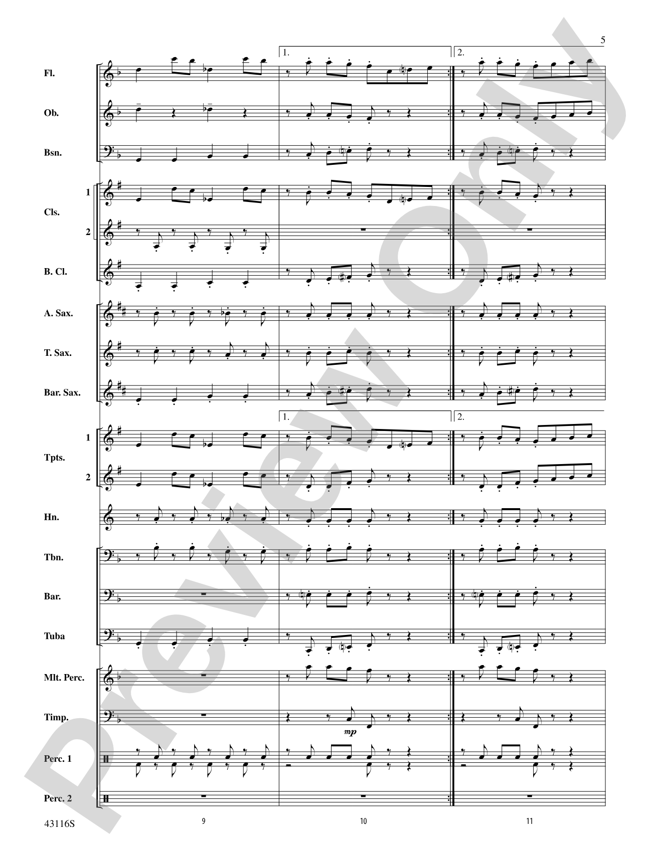 The Best of Leroy Anderson: Concert Band Conductor Score & Parts