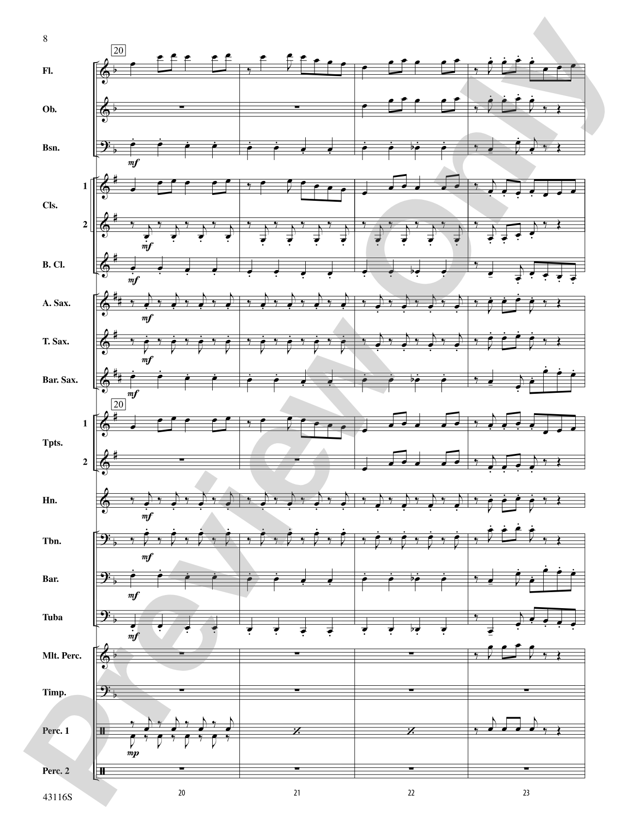 The Best of Leroy Anderson: Concert Band Conductor Score & Parts