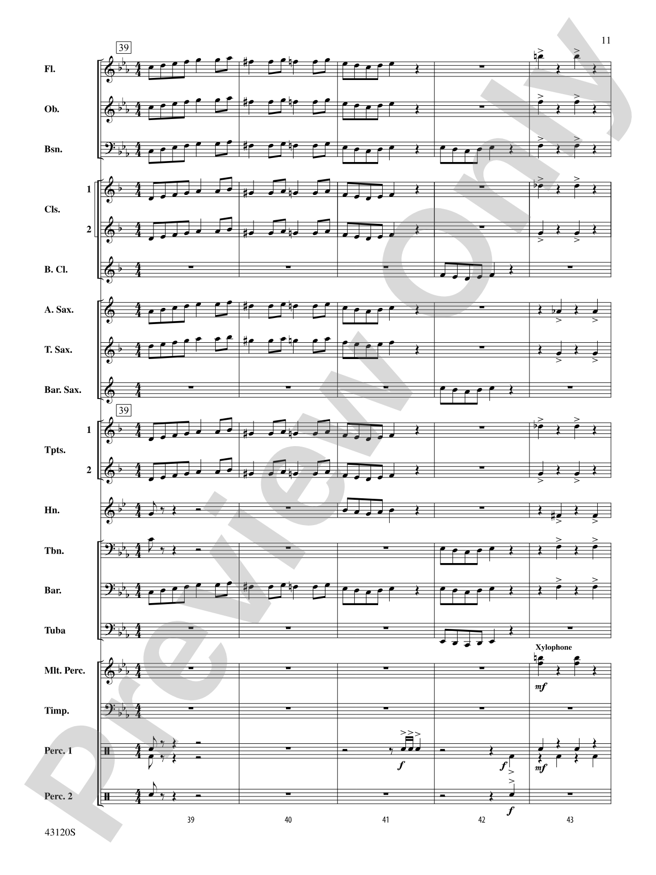 Beetlejuice: Concert Band Conductor Score & Parts