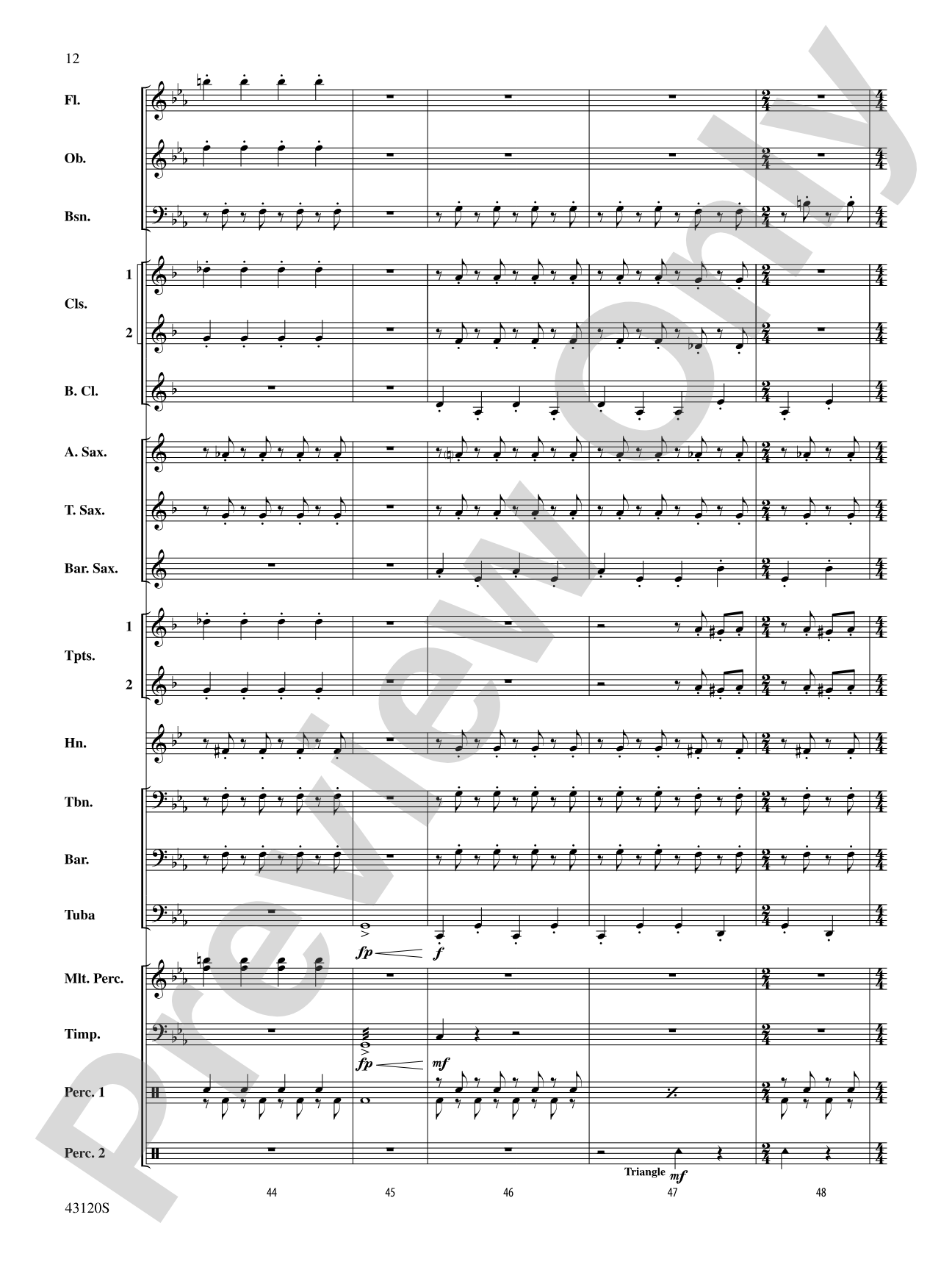 Beetlejuice: Concert Band Conductor Score & Parts