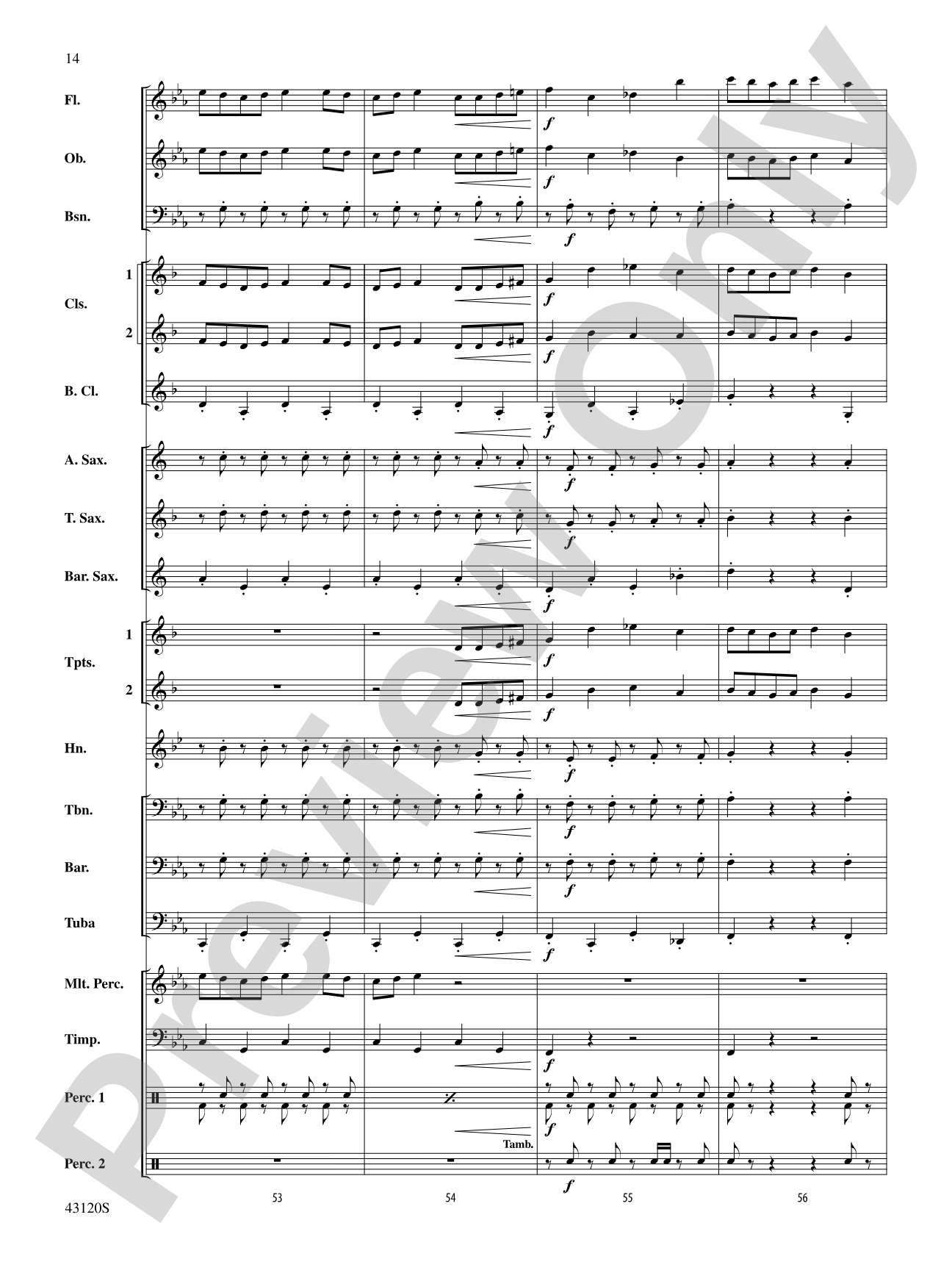 Beetlejuice: Concert Band Conductor Score & Parts