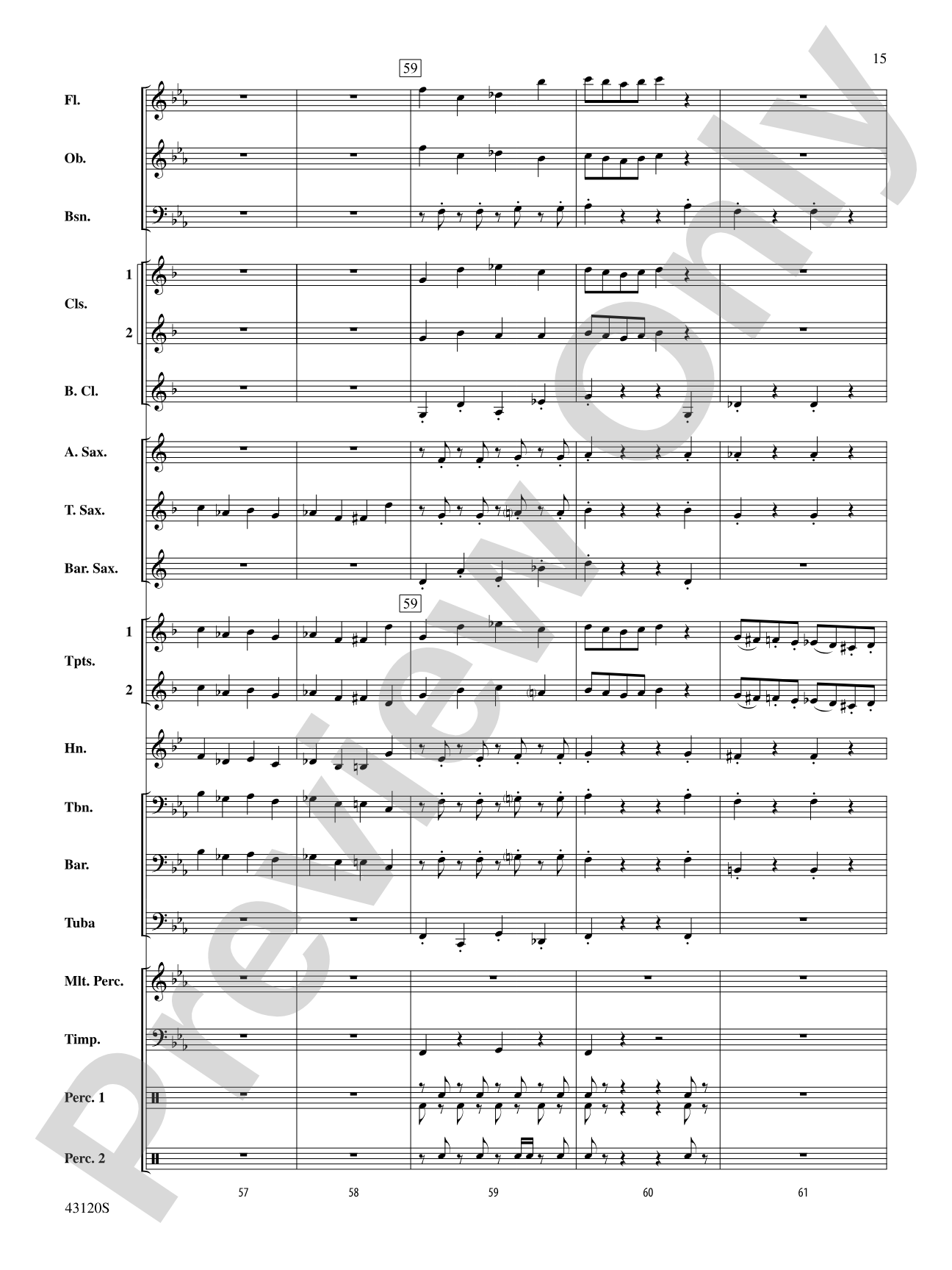 Beetlejuice: Concert Band Conductor Score & Parts