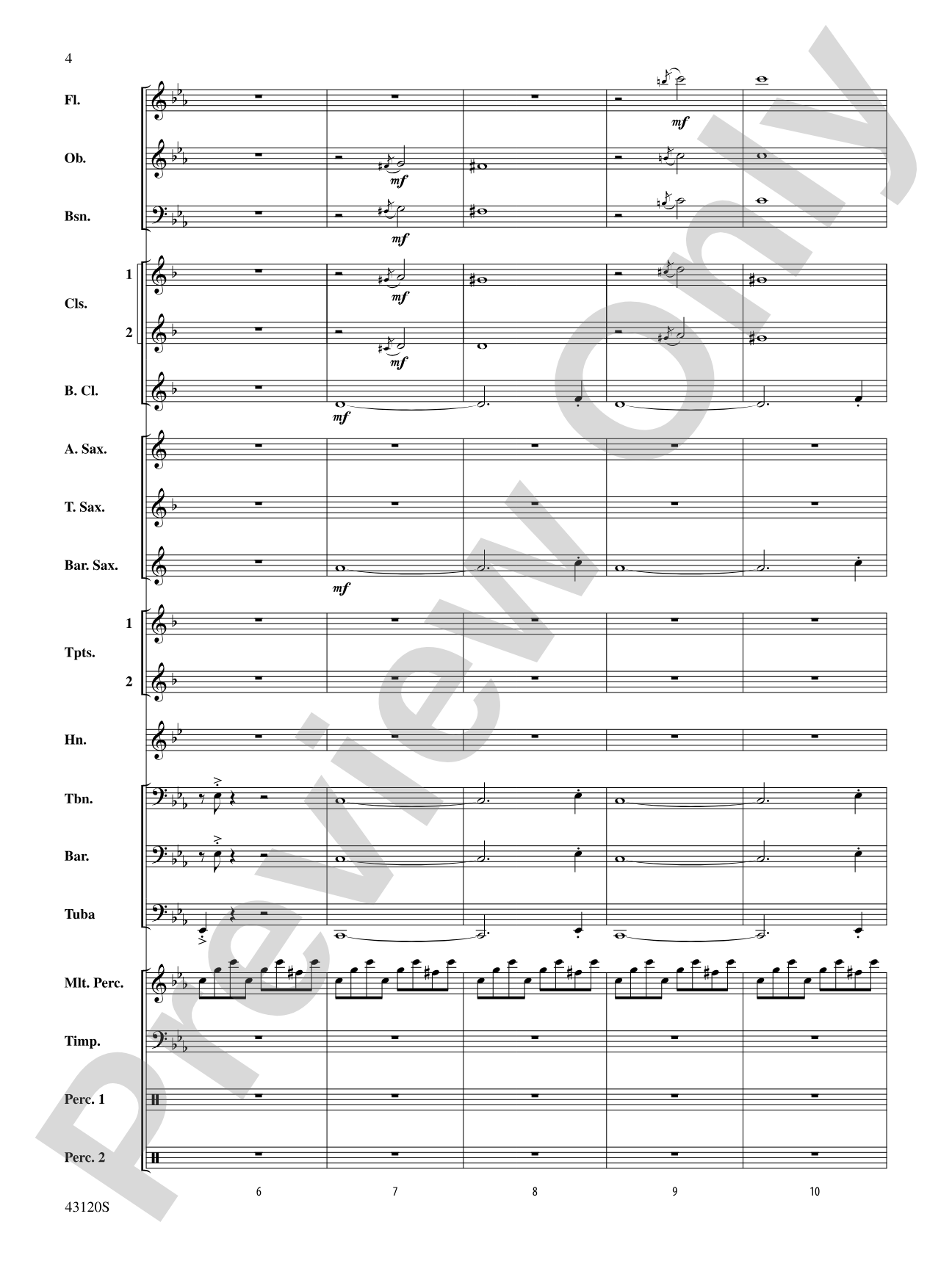 Beetlejuice: Concert Band Conductor Score & Parts