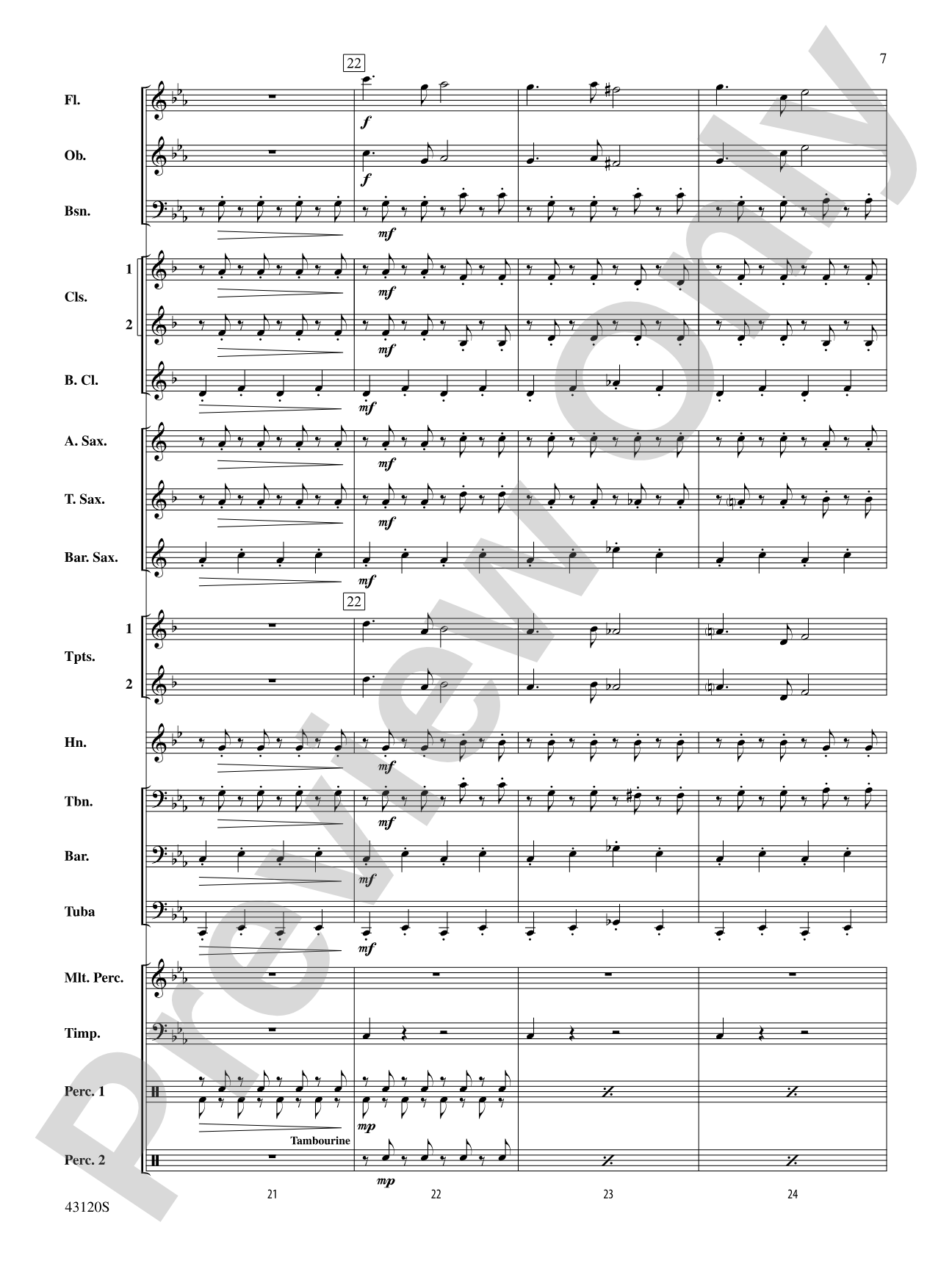 Beetlejuice: Concert Band Conductor Score & Parts