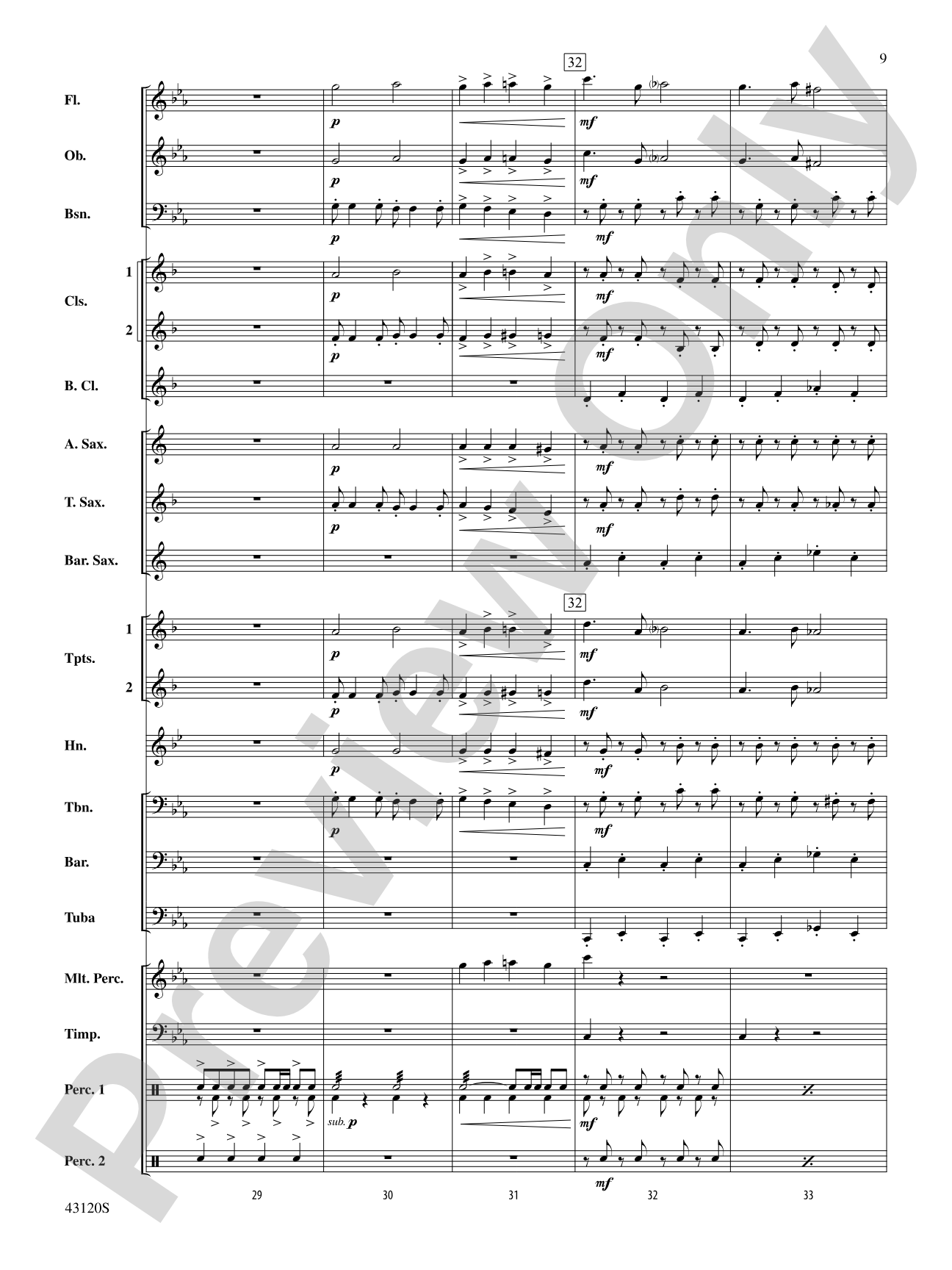 Beetlejuice: Concert Band Conductor Score & Parts