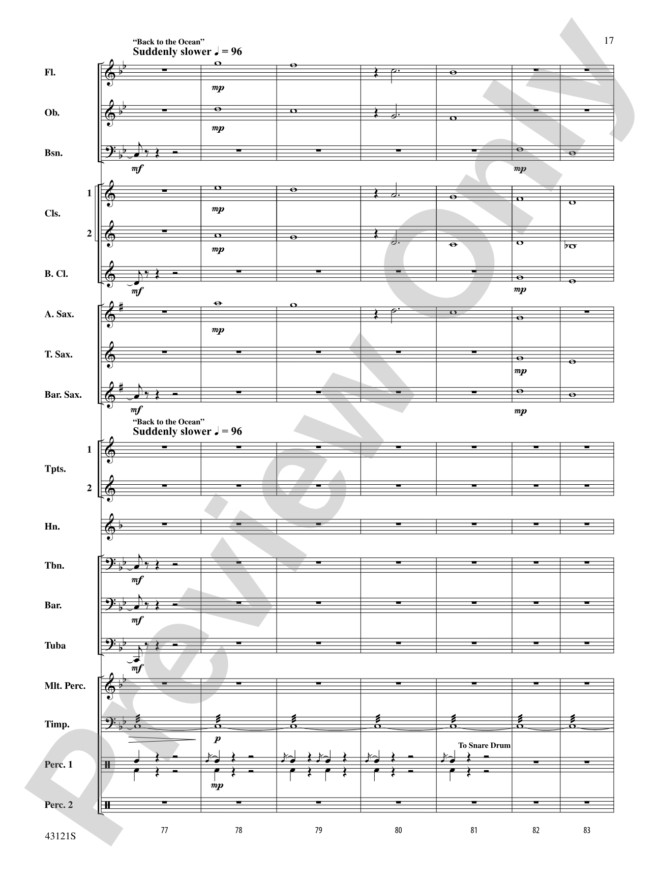 Godzilla, Selections from: Score