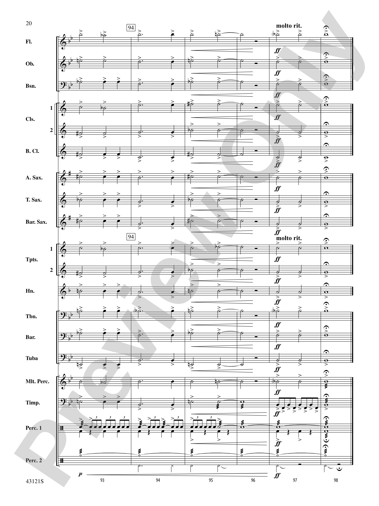 Godzilla, Selections from: Score