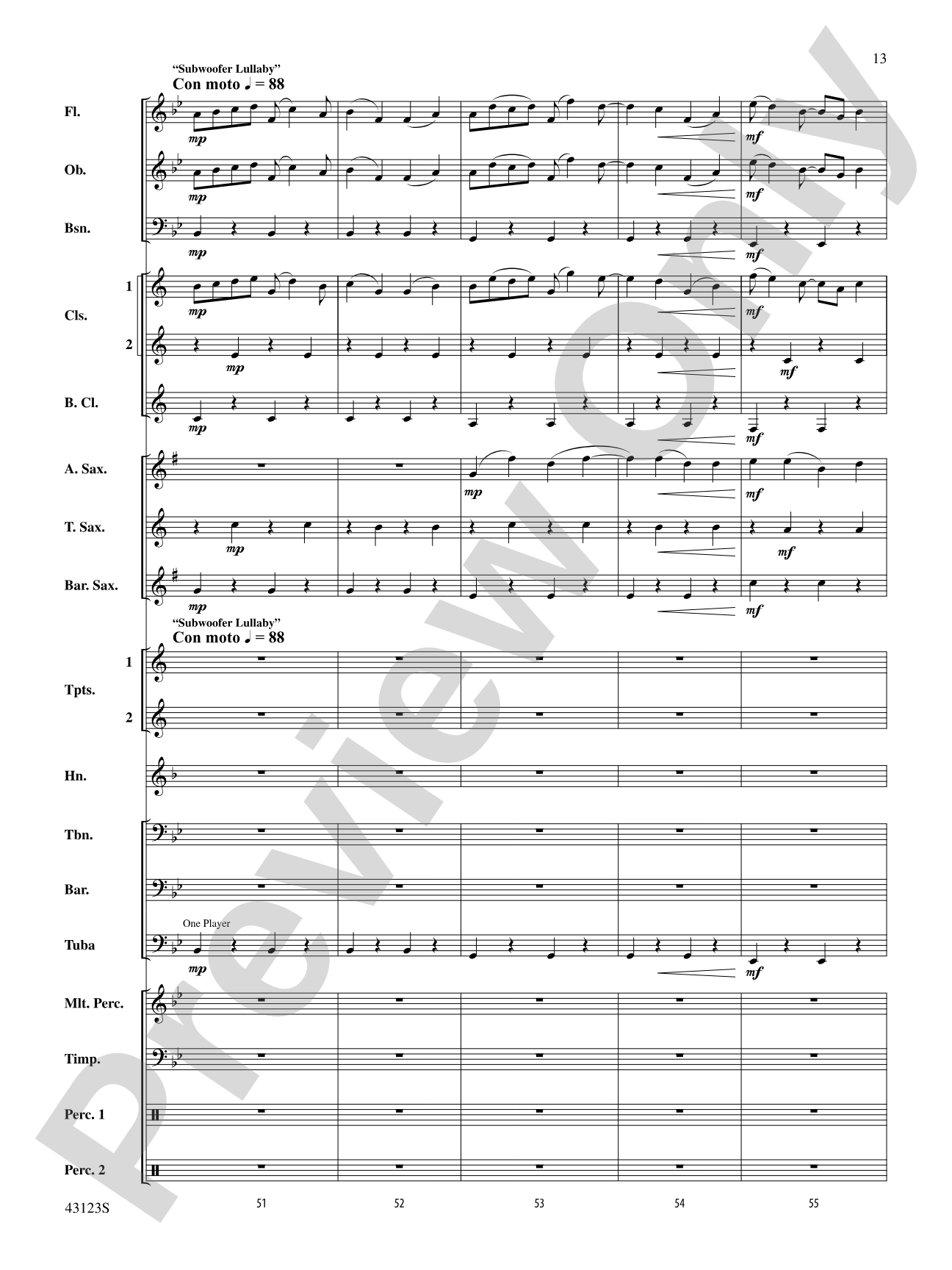 Minecraft: Concert Band Conductor Score & Parts