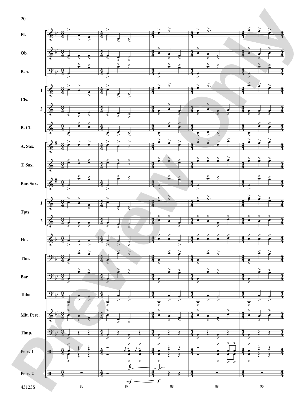 Minecraft: Concert Band Conductor Score & Parts