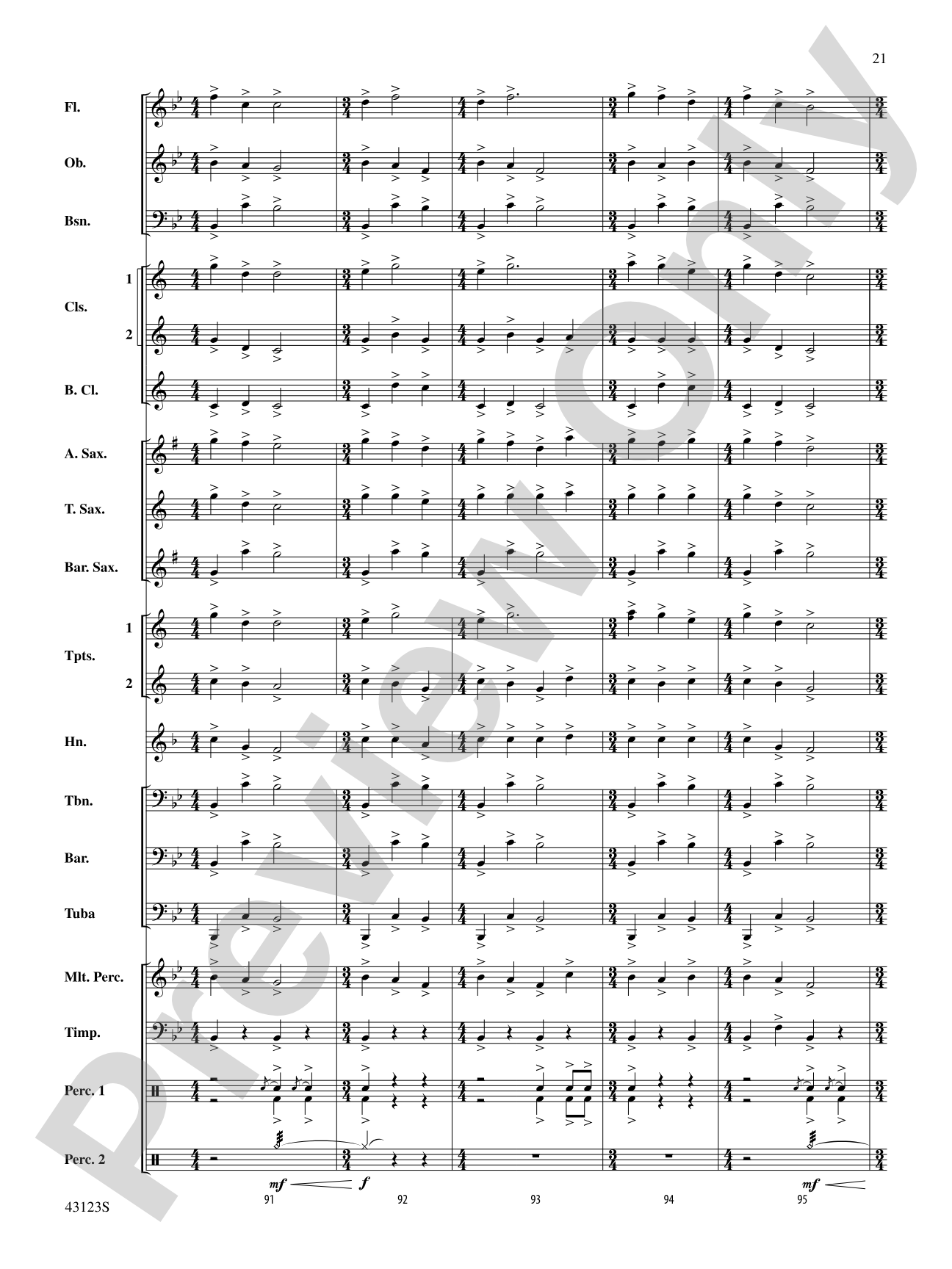 Minecraft: Concert Band Conductor Score & Parts