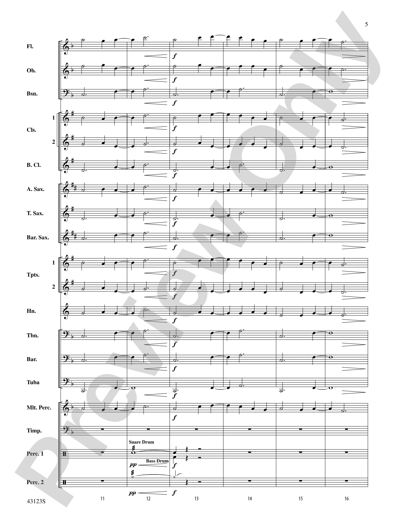 Minecraft: Concert Band Conductor Score & Parts