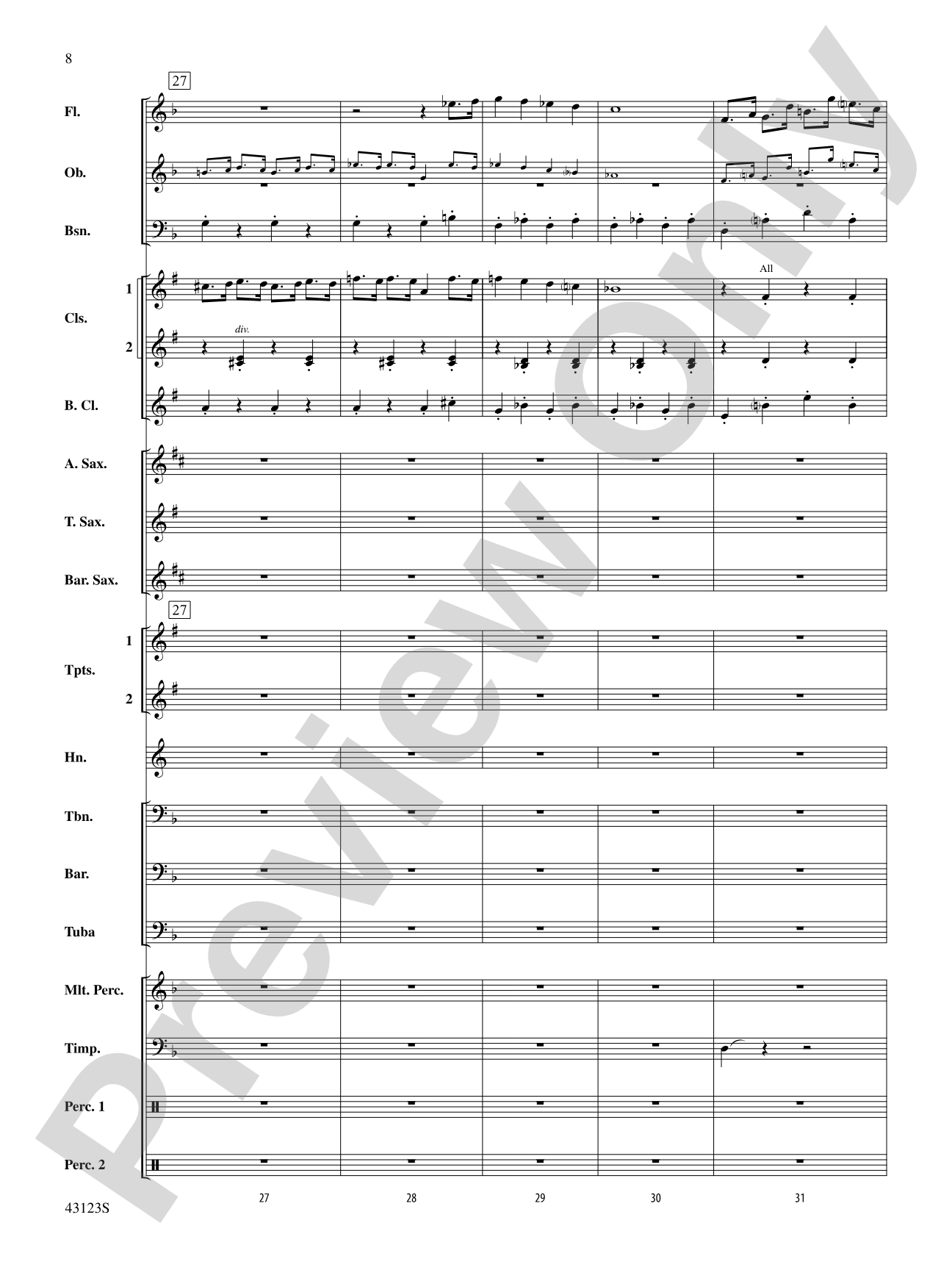 Minecraft: Concert Band Conductor Score & Parts