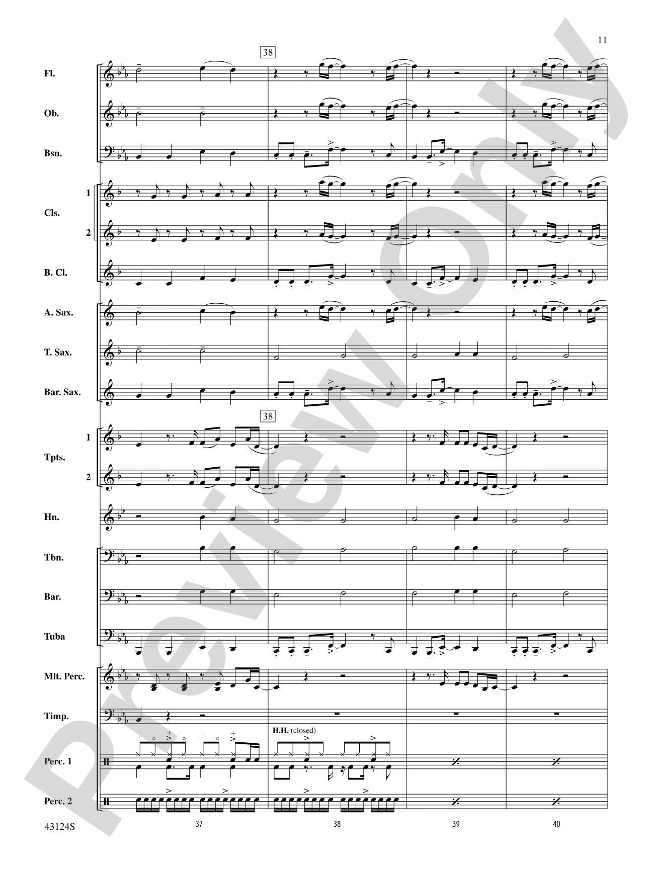 Me and My Broken Heart: Concert Band Conductor Score & Parts
