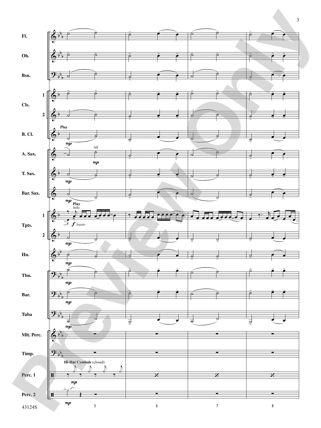 Me and My Broken Heart: Concert Band Conductor Score & Parts