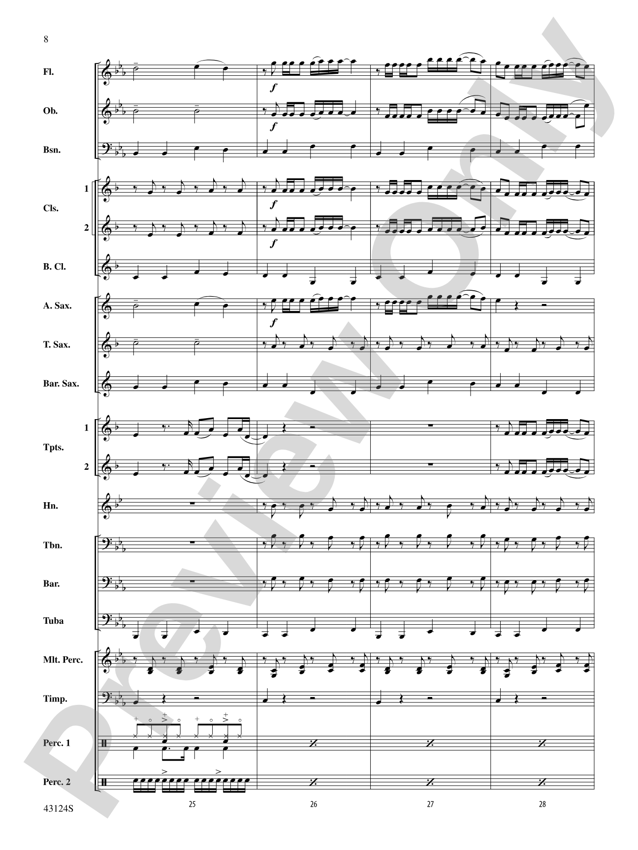 Me and My Broken Heart: Concert Band Conductor Score & Parts