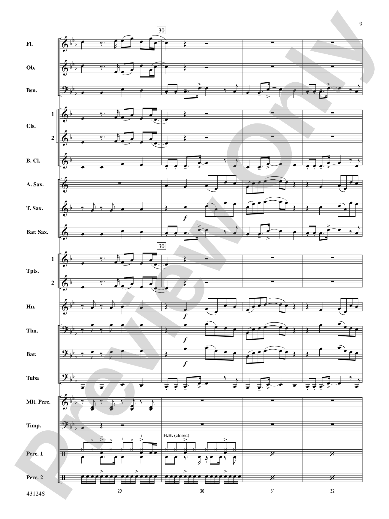 Me and My Broken Heart: Concert Band Conductor Score & Parts
