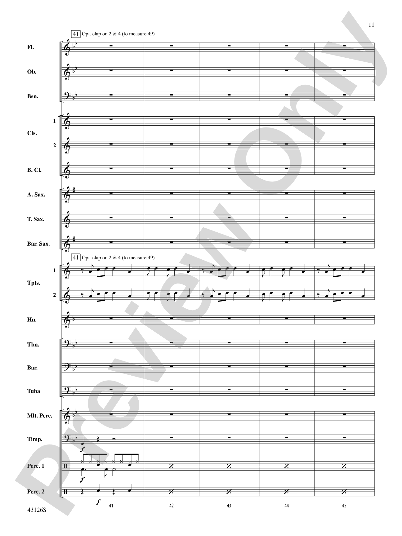 Cool Kids: Concert Band Conductor Score & Parts