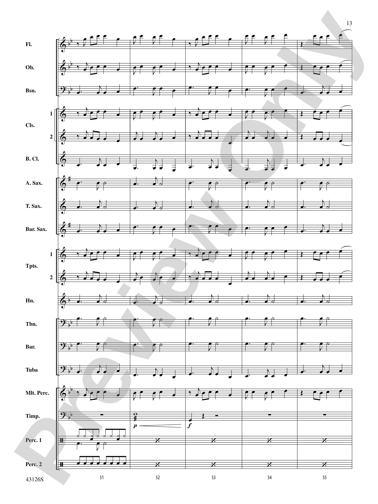 Cool Kids: Concert Band Conductor Score & Parts