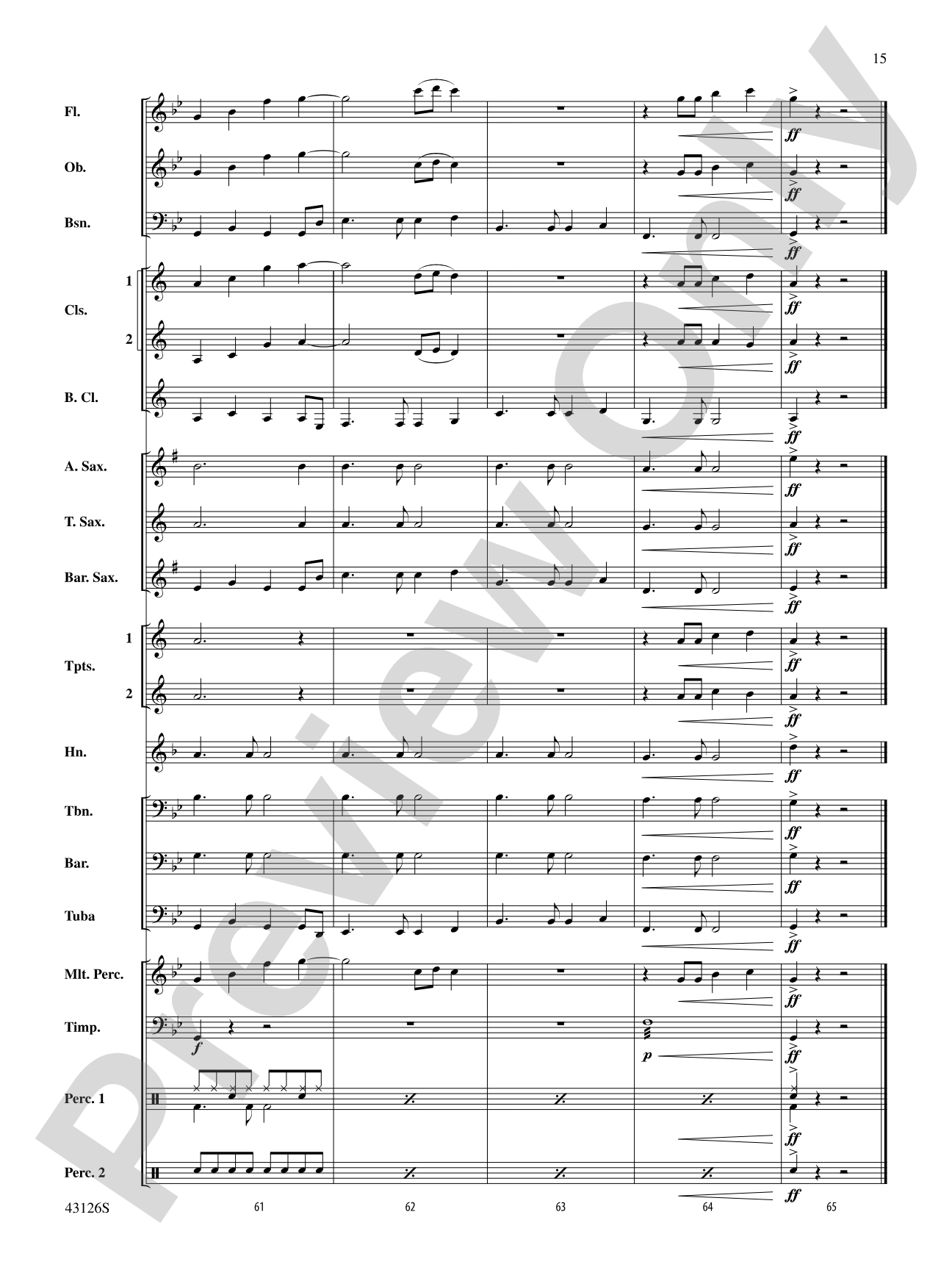 Cool Kids: Concert Band Conductor Score & Parts