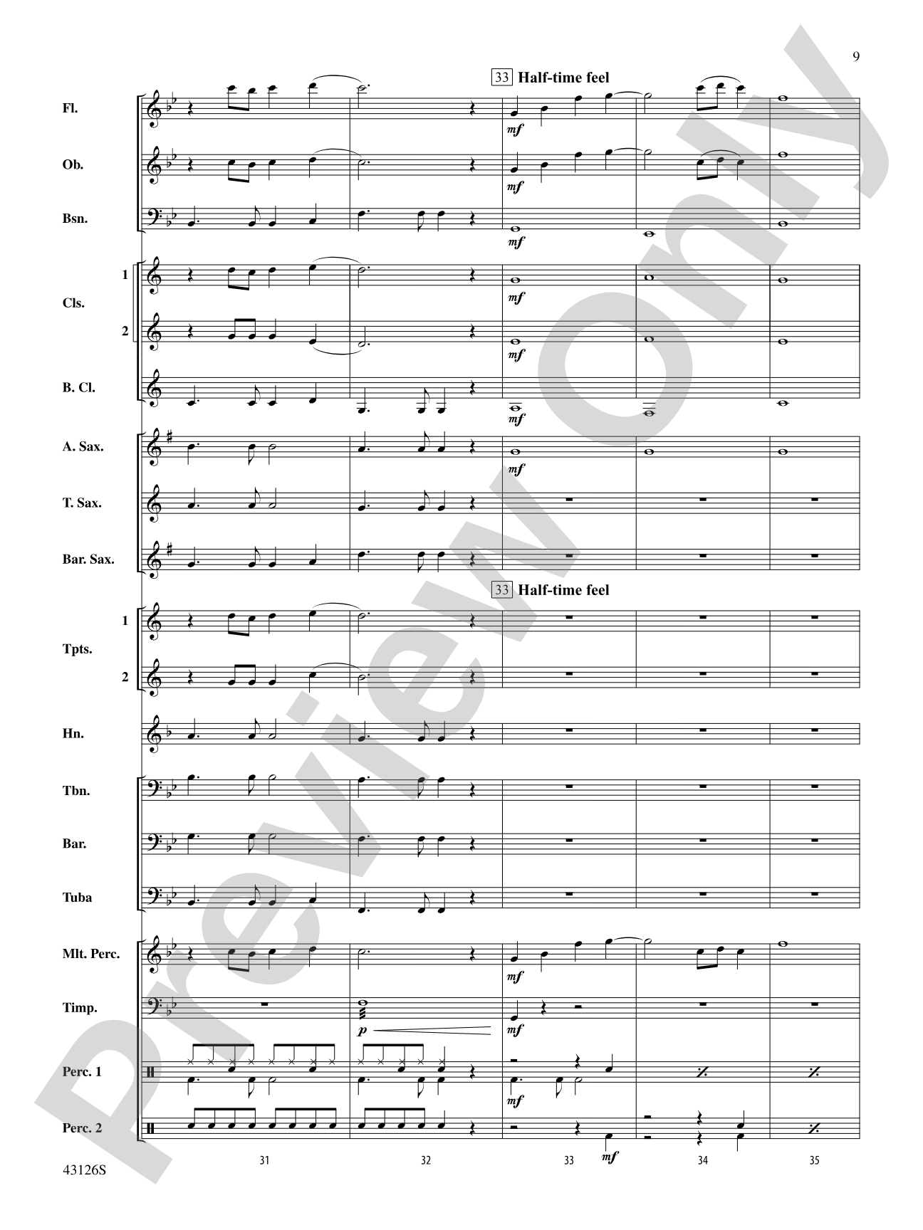 Cool Kids: Concert Band Conductor Score & Parts