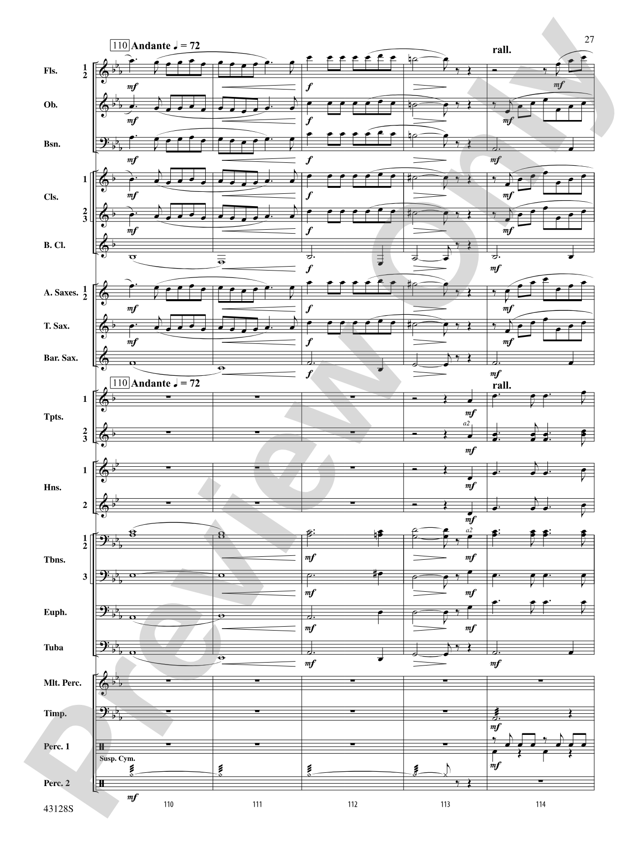 Jubilee: Concert Band Conductor Score & Parts