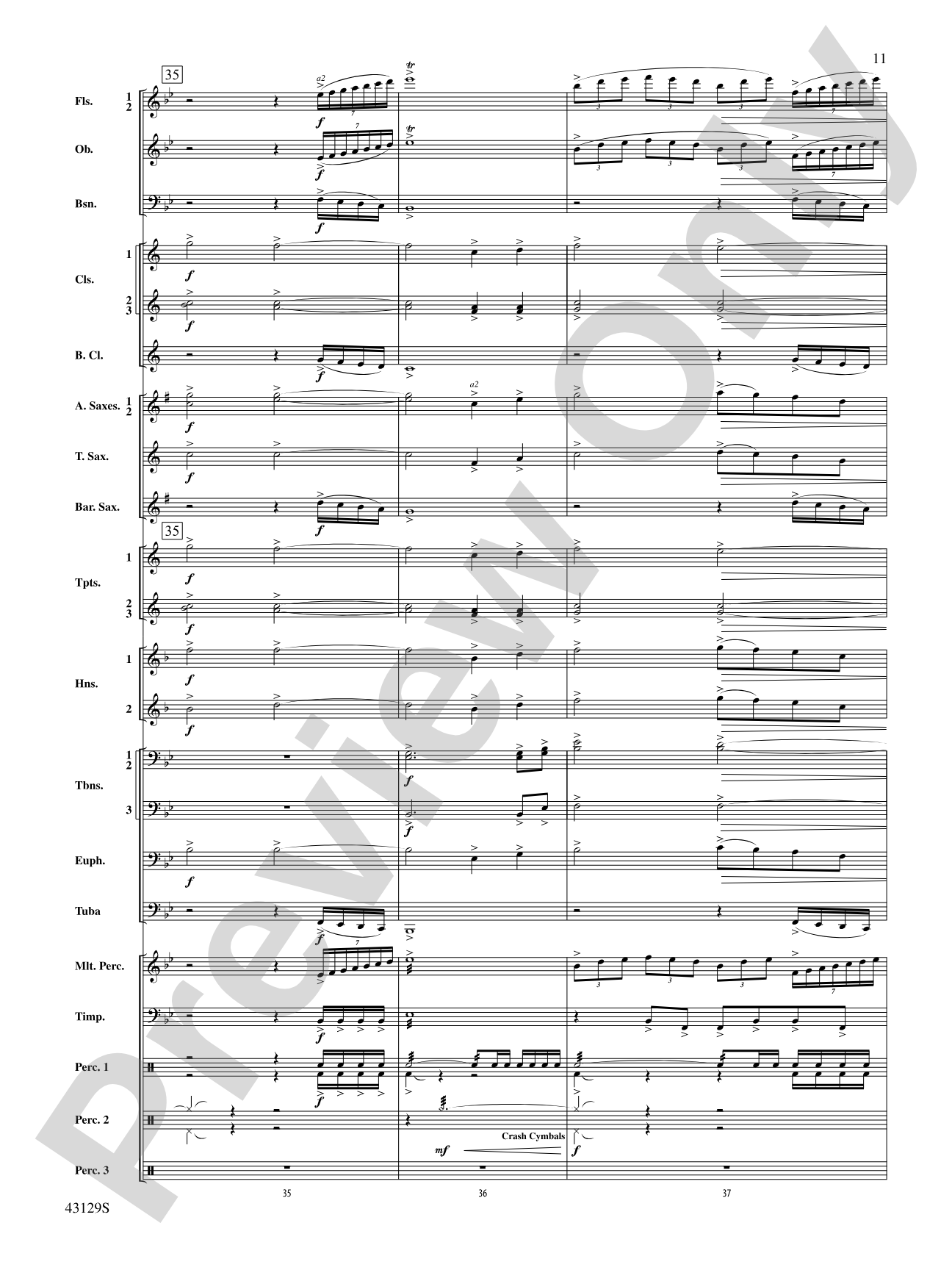 Soundtrack: Concert Band Conductor Score & Parts
