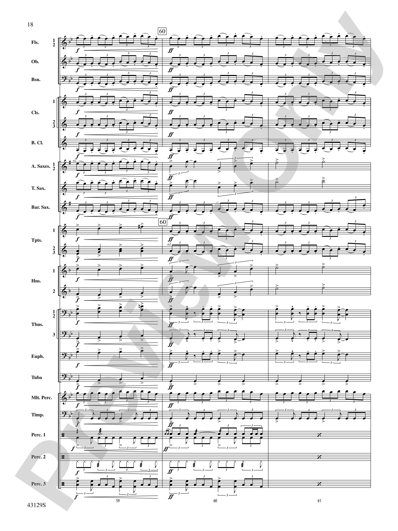 Soundtrack: Concert Band Conductor Score & Parts