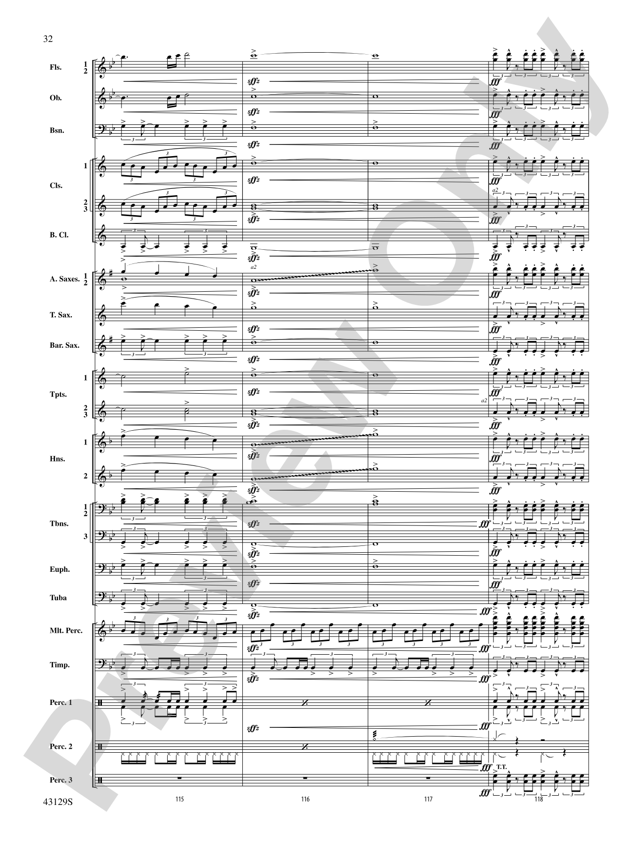 Soundtrack: Concert Band Conductor Score & Parts