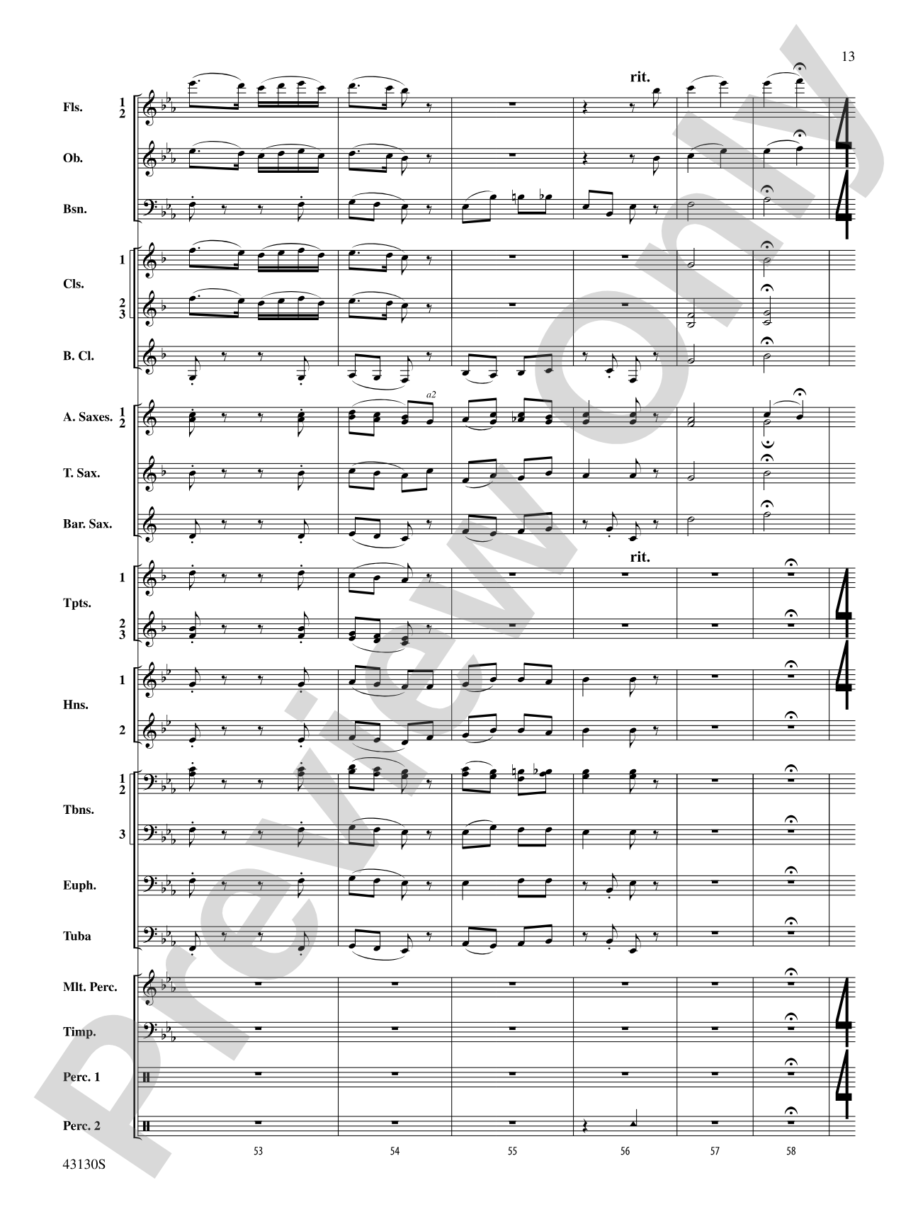 And All the Bells on Earth Shall Ring: Concert Band Conductor Score & Parts