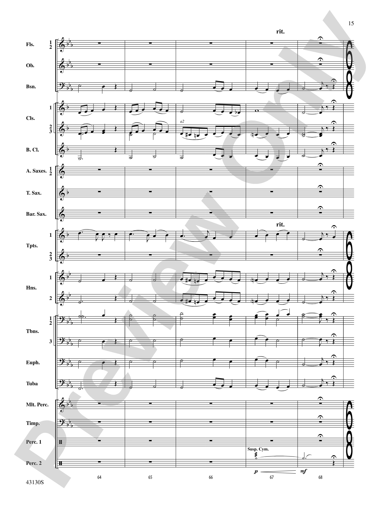 And All the Bells on Earth Shall Ring: Concert Band Conductor Score & Parts