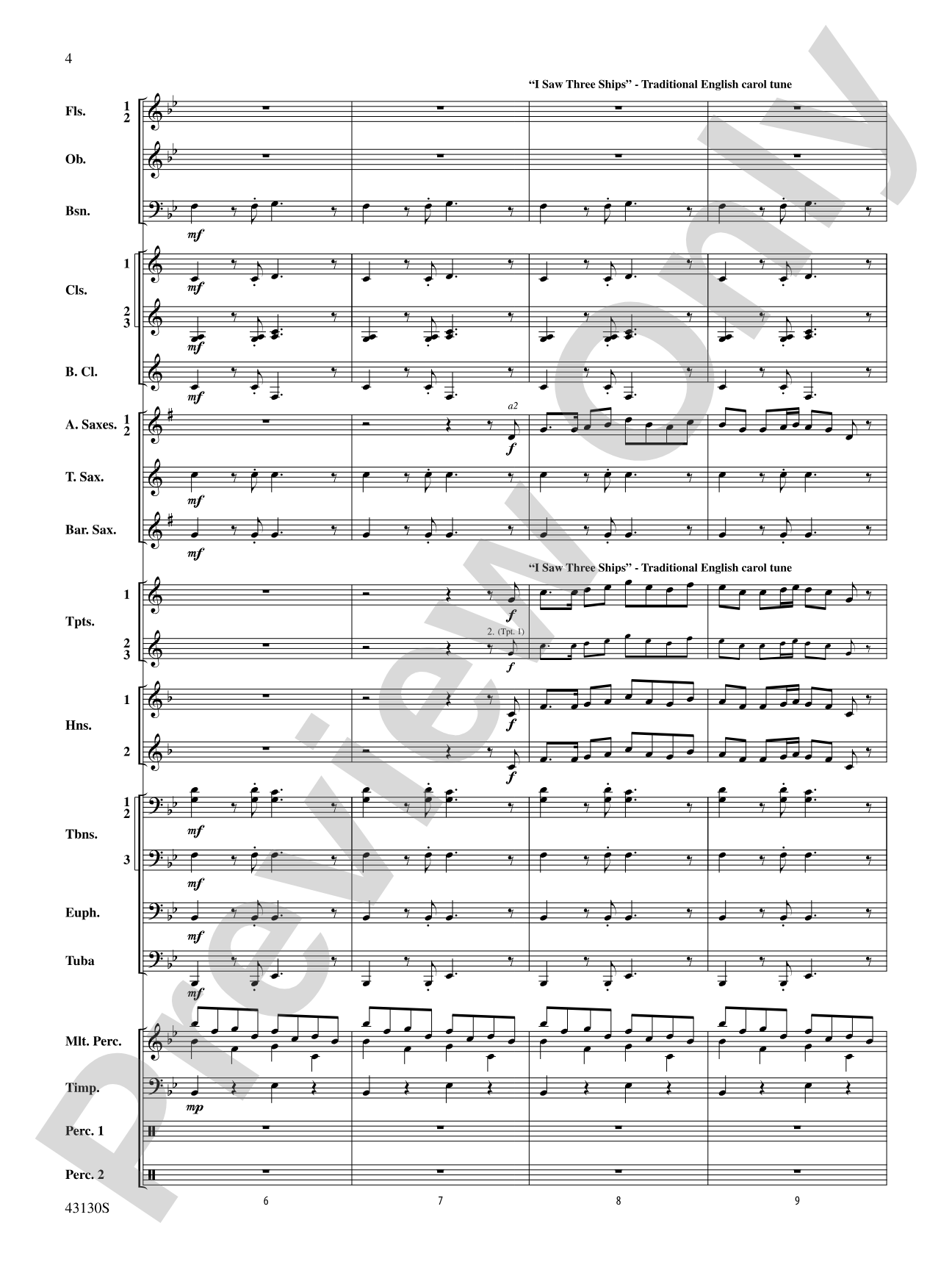 And All the Bells on Earth Shall Ring: Concert Band Conductor Score & Parts