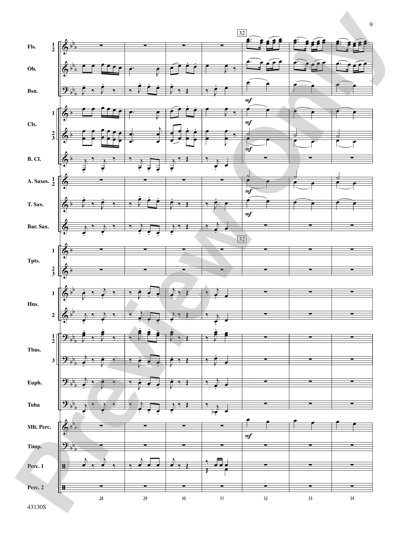 And All the Bells on Earth Shall Ring: Concert Band Conductor Score & Parts