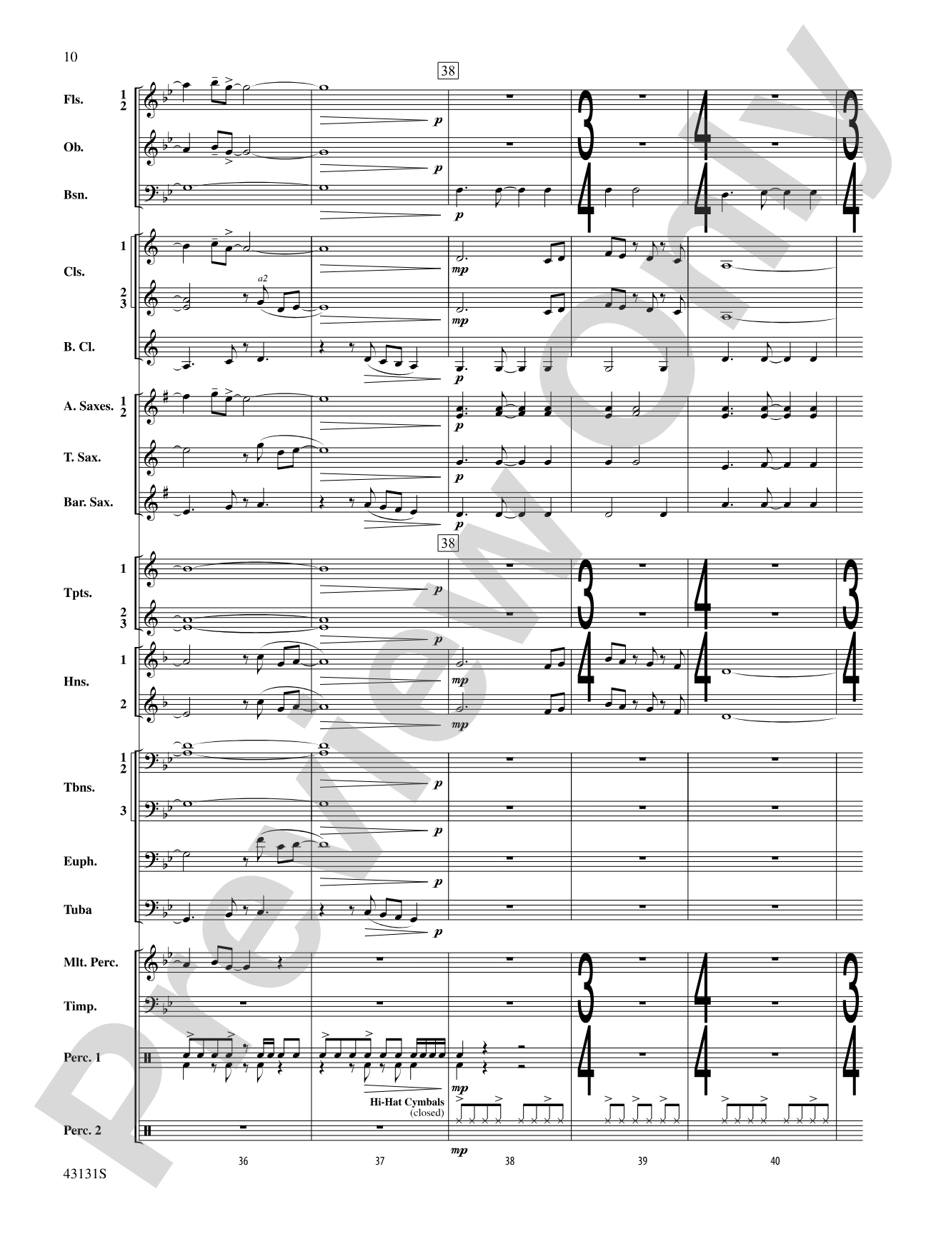 Syzygy: Concert Band Conductor Score & Parts