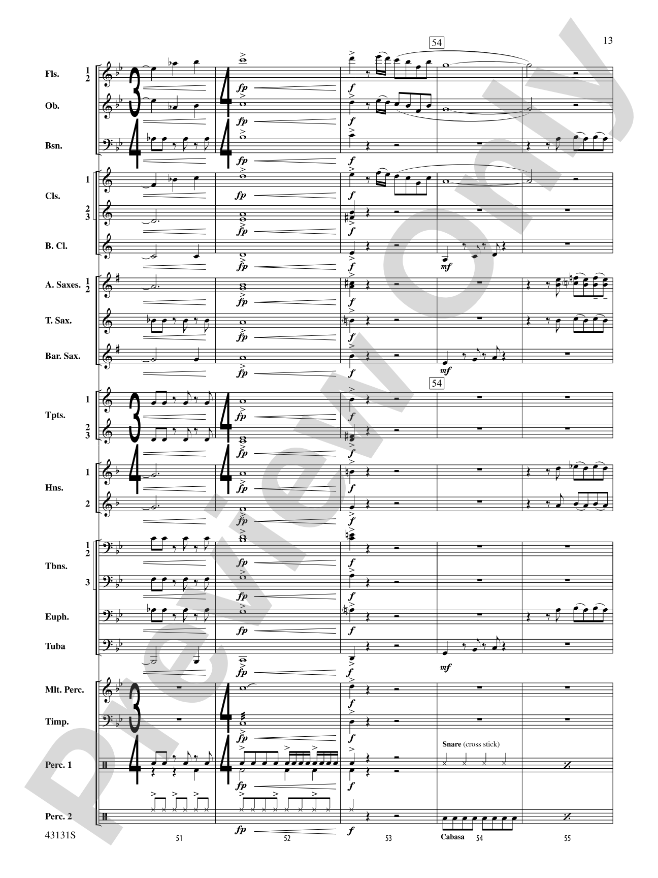 Syzygy: Concert Band Conductor Score & Parts