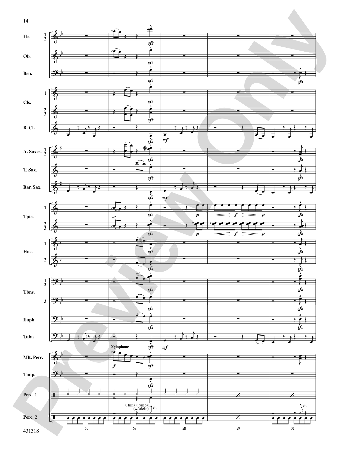 Syzygy: Concert Band Conductor Score & Parts