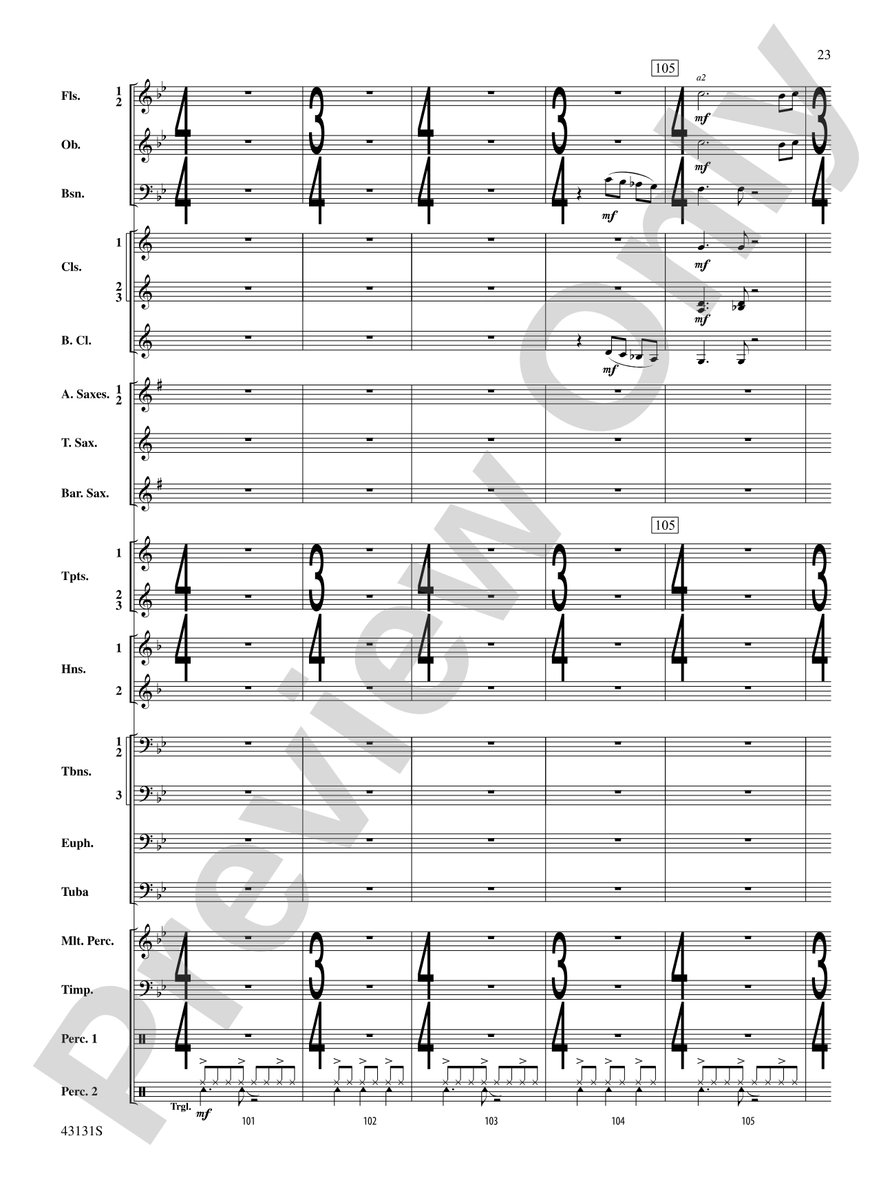 Syzygy: Concert Band Conductor Score & Parts