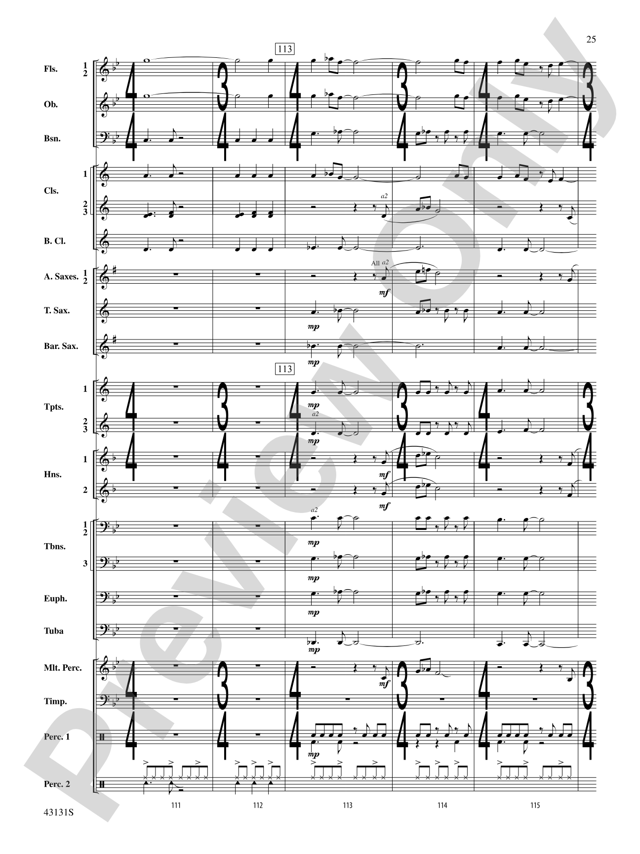 Syzygy: Concert Band Conductor Score & Parts