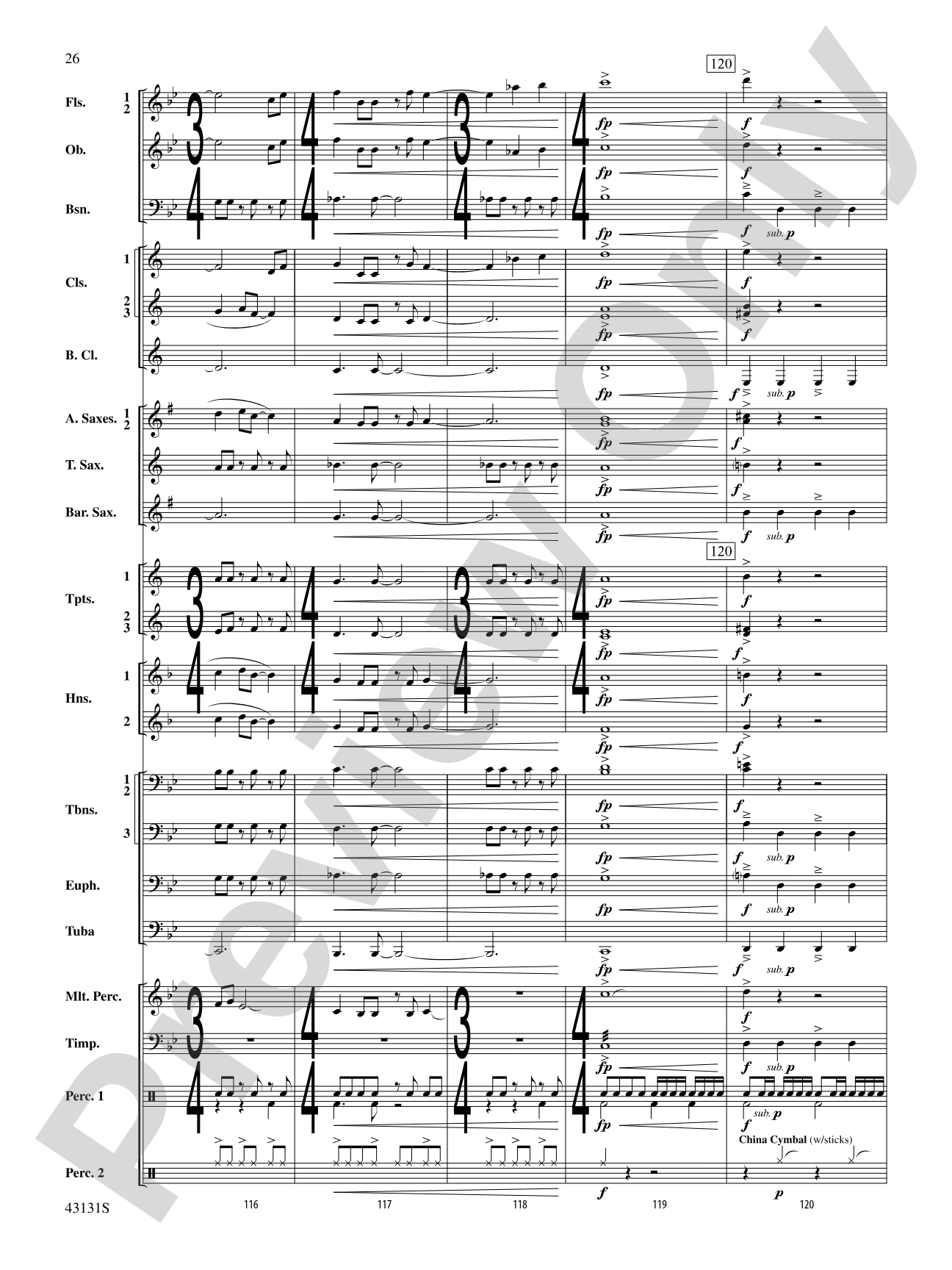 Syzygy: Concert Band Conductor Score & Parts