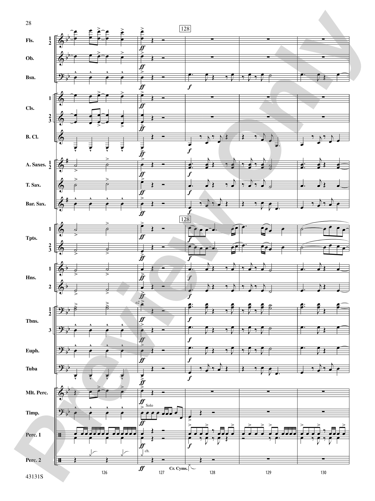 Syzygy: Concert Band Conductor Score & Parts