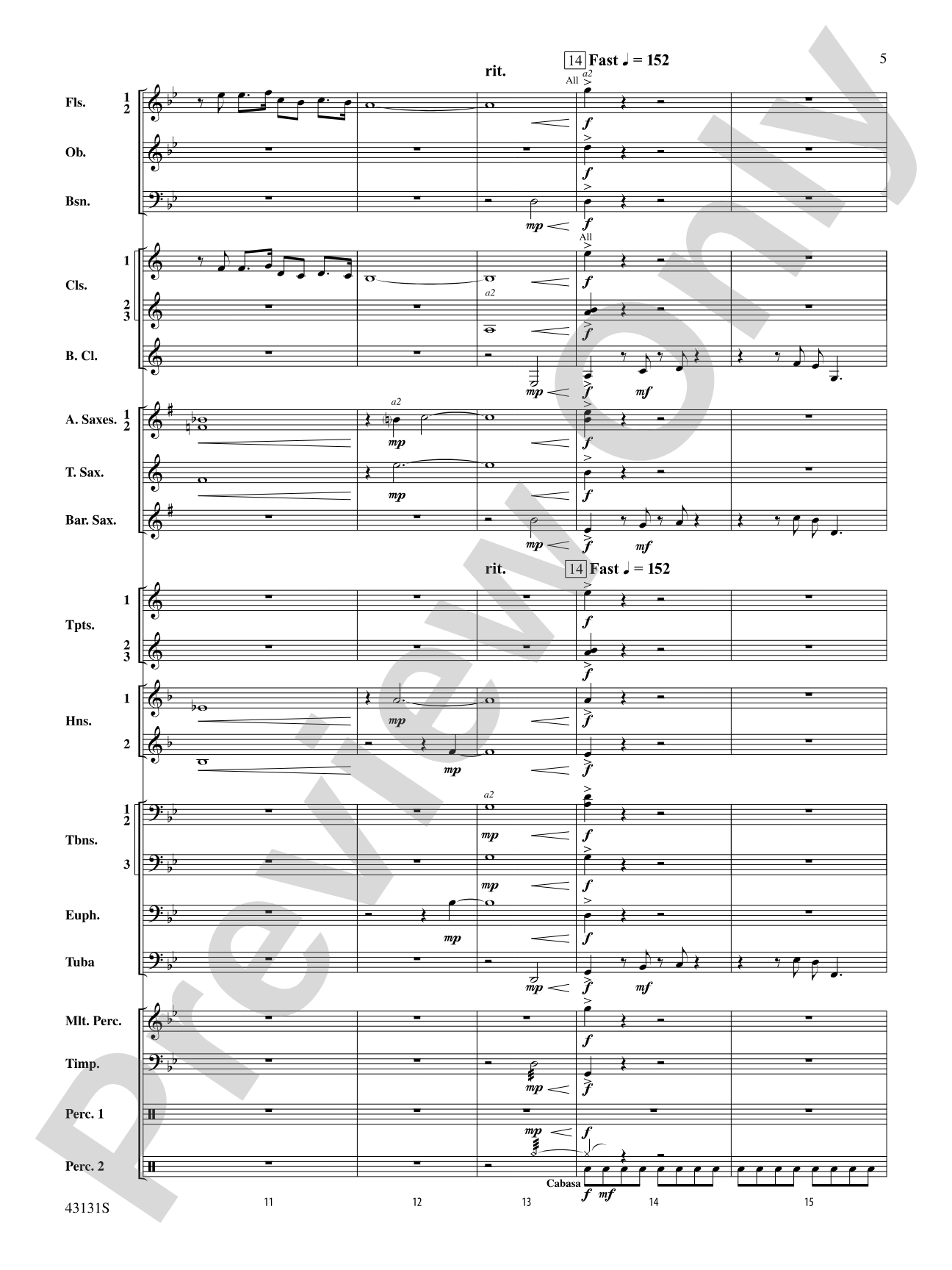 Syzygy: Concert Band Conductor Score & Parts