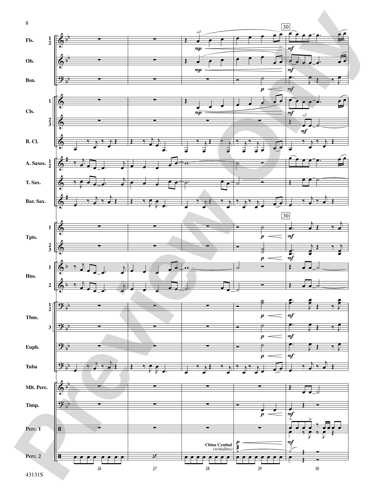 Syzygy: Concert Band Conductor Score & Parts