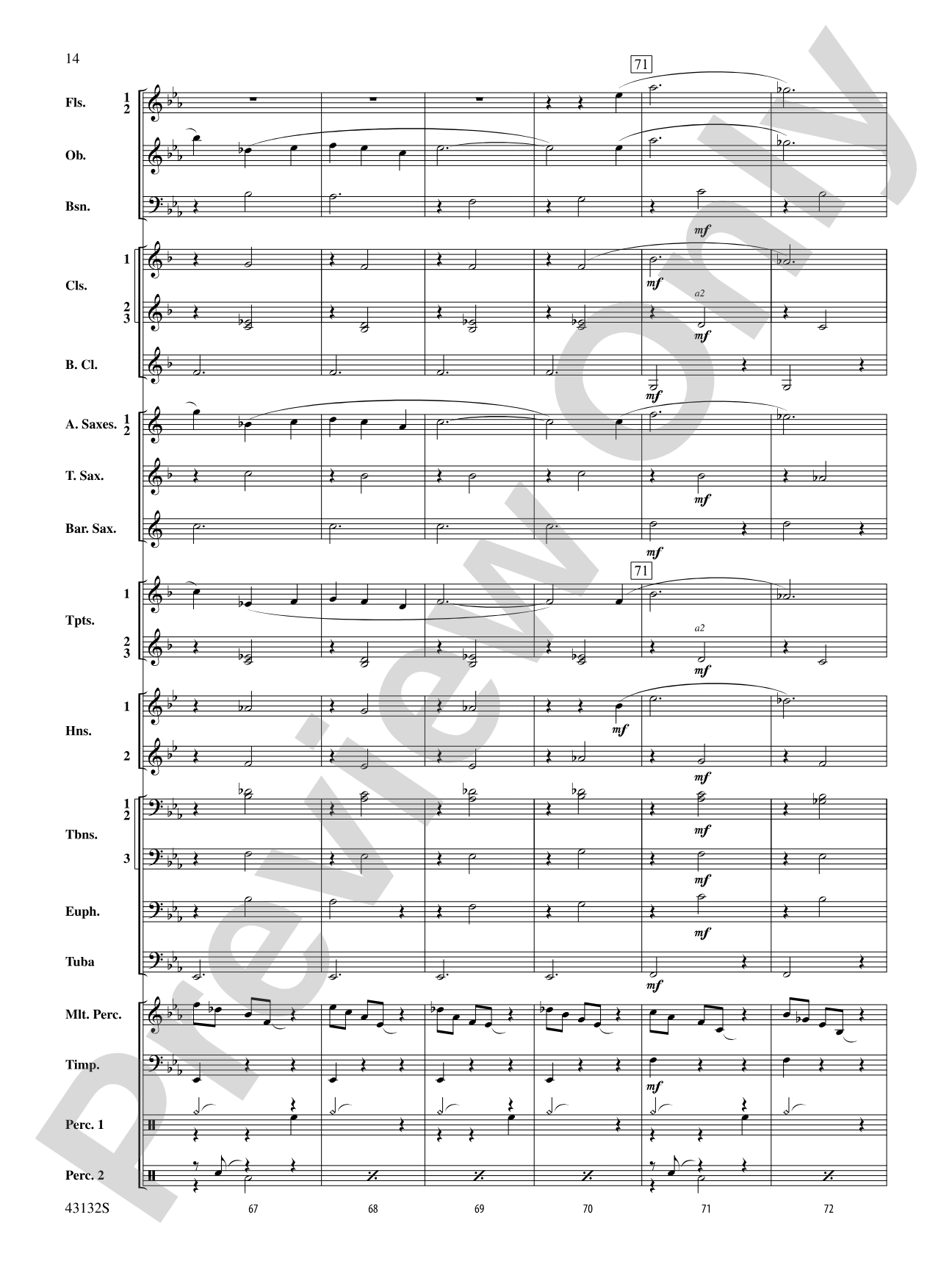 Festival Dance: Concert Band Conductor Score & Parts
