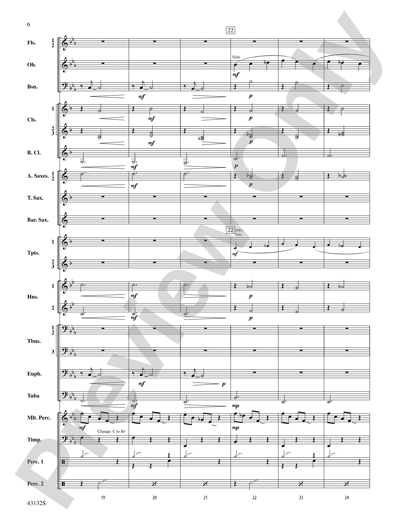 Festival Dance: Concert Band Conductor Score & Parts