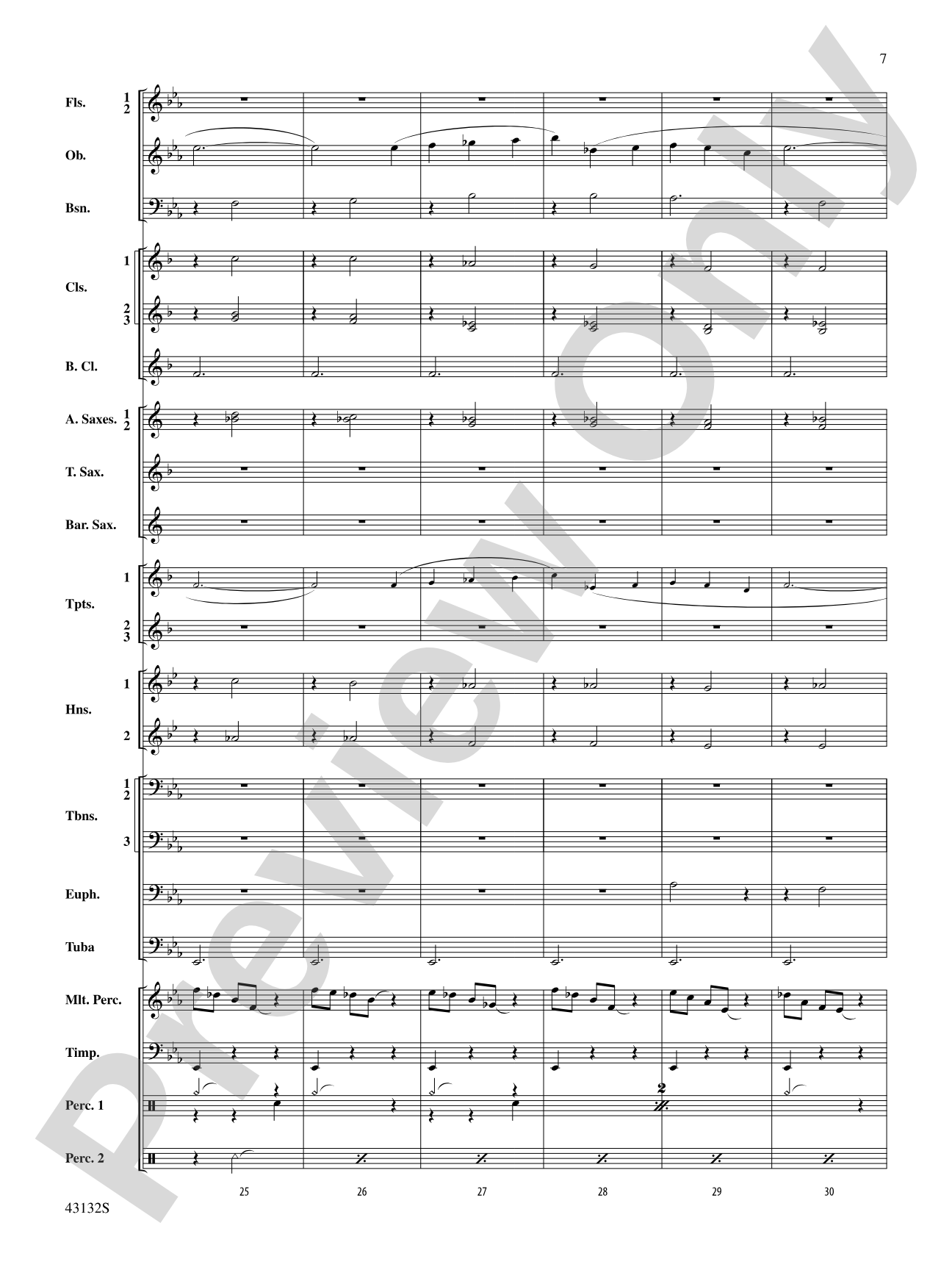 Festival Dance: Concert Band Conductor Score & Parts
