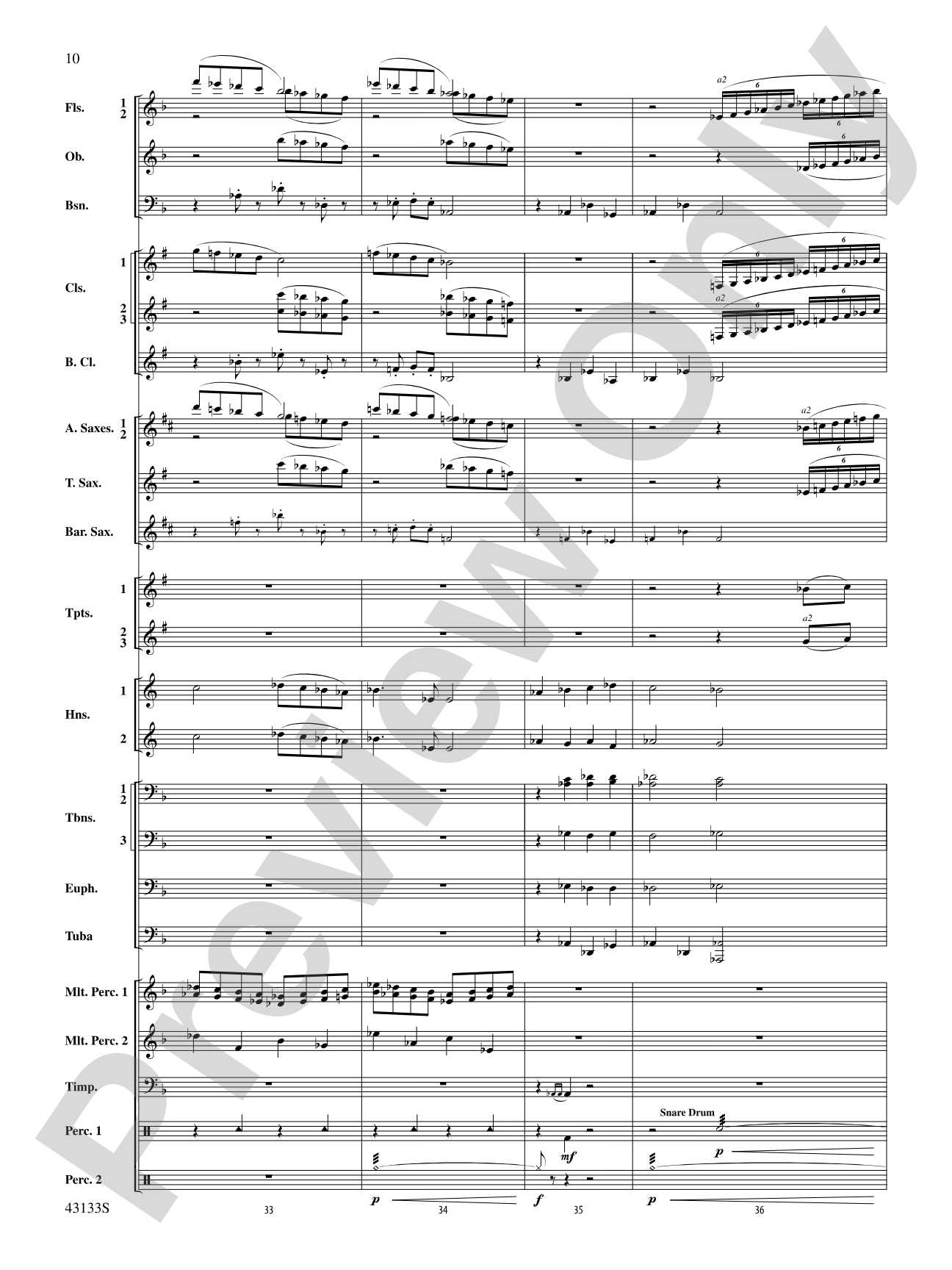 And Heaven and Nature Ring!: Concert Band Conductor Score & Parts