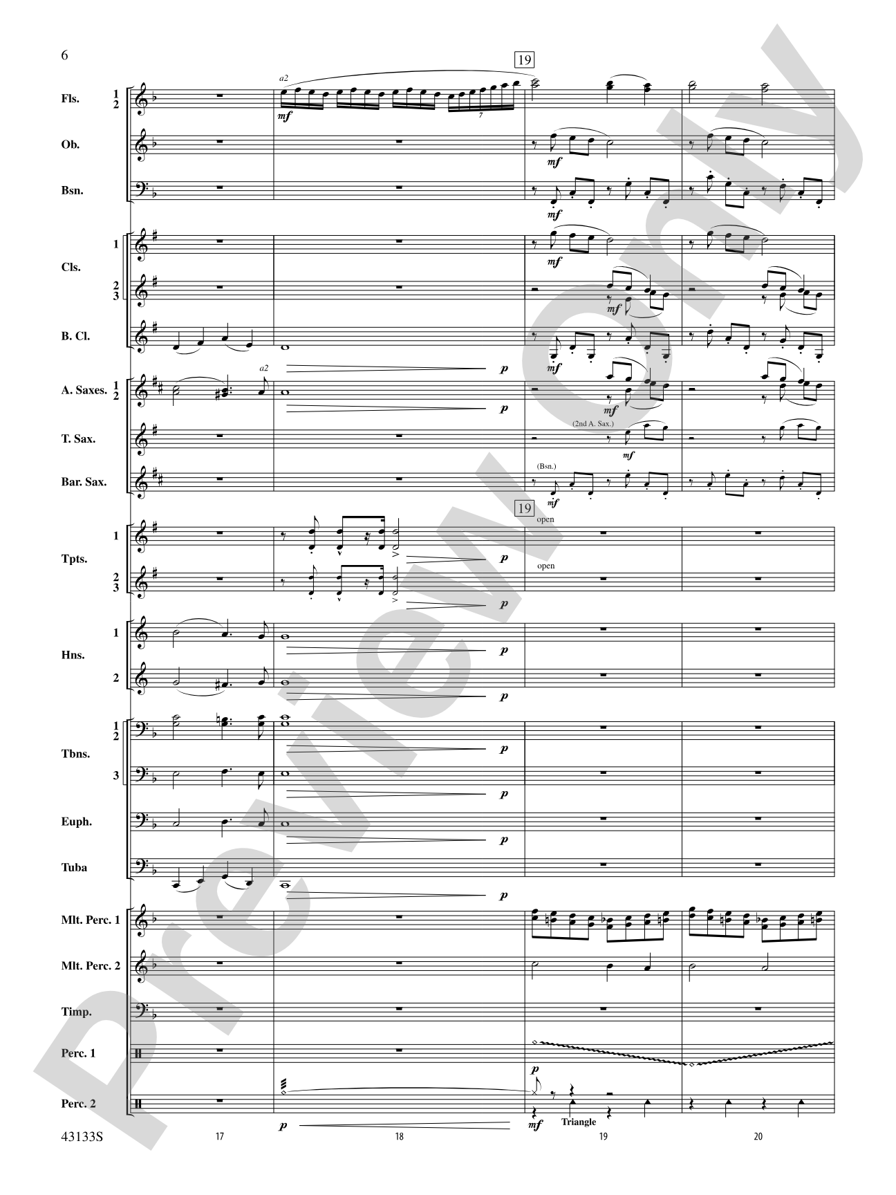 And Heaven and Nature Ring!: Concert Band Conductor Score & Parts
