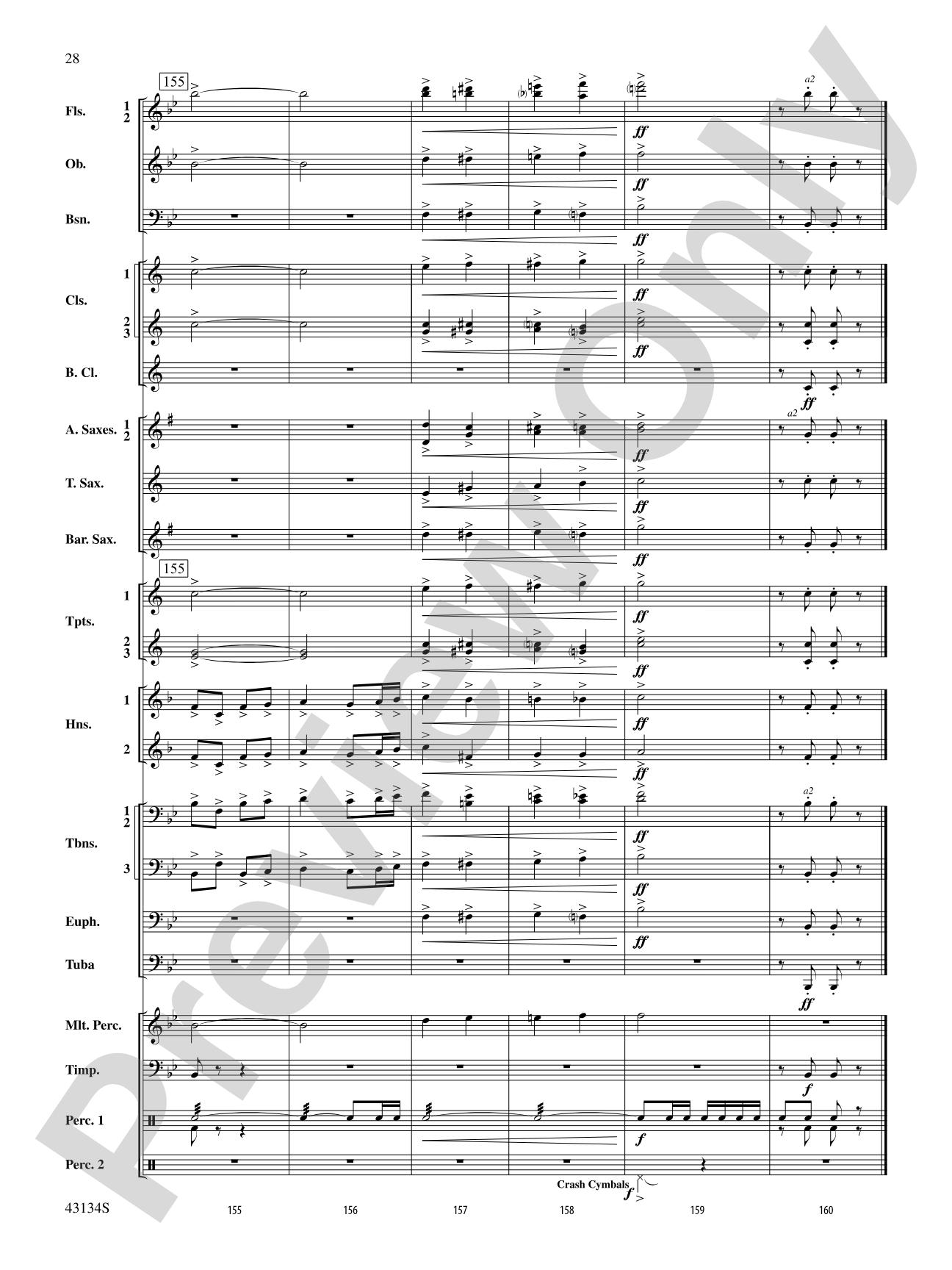 Pass in Review: Concert Band Conductor Score & Parts