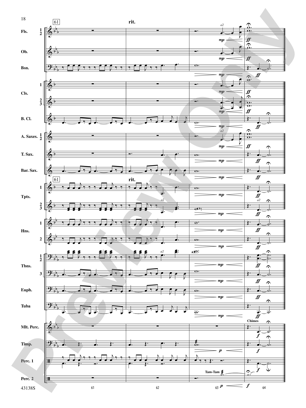 Doctor Who: Concert Band Conductor Score & Parts