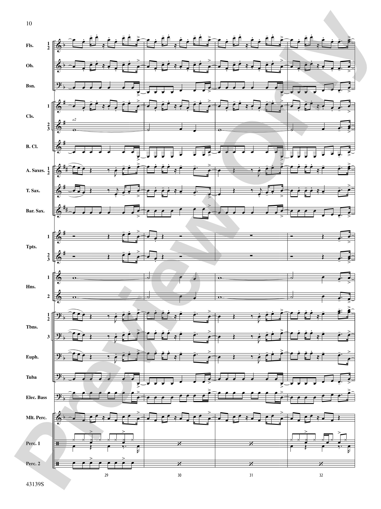 Ain't It Fun: Concert Band Conductor Score & Parts